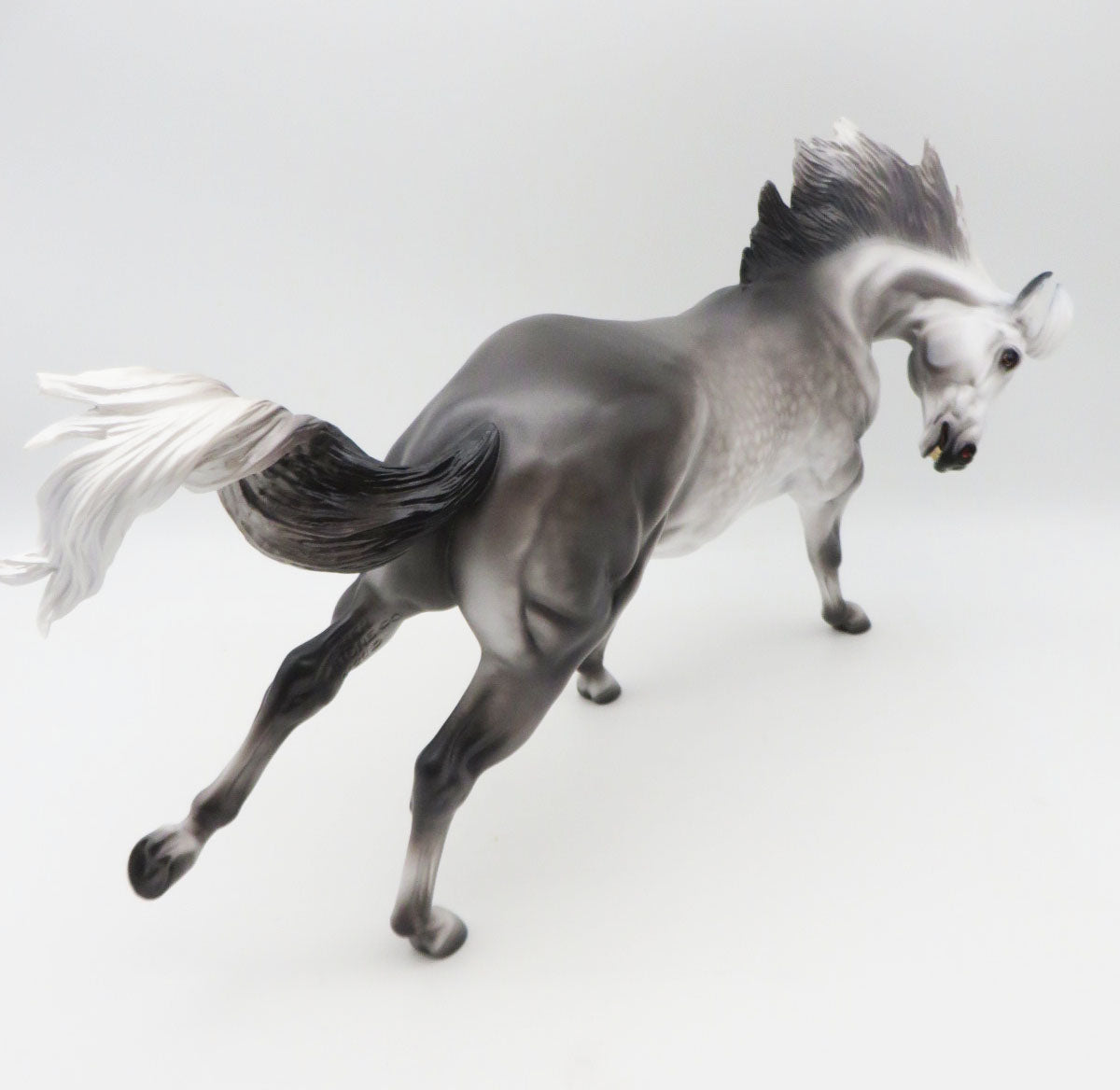 Naughty Not Nice - OOAK Dapple Grey Remington By Caroline Boydston 11/28/22