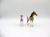 Neo and Politan-OOAK Andalusian and Foal Chip Painted By Ellen Robbins NICM 7/23/21