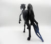 Nebula-OOAK Dapple Black Paint Saddlebred SHCF 2021