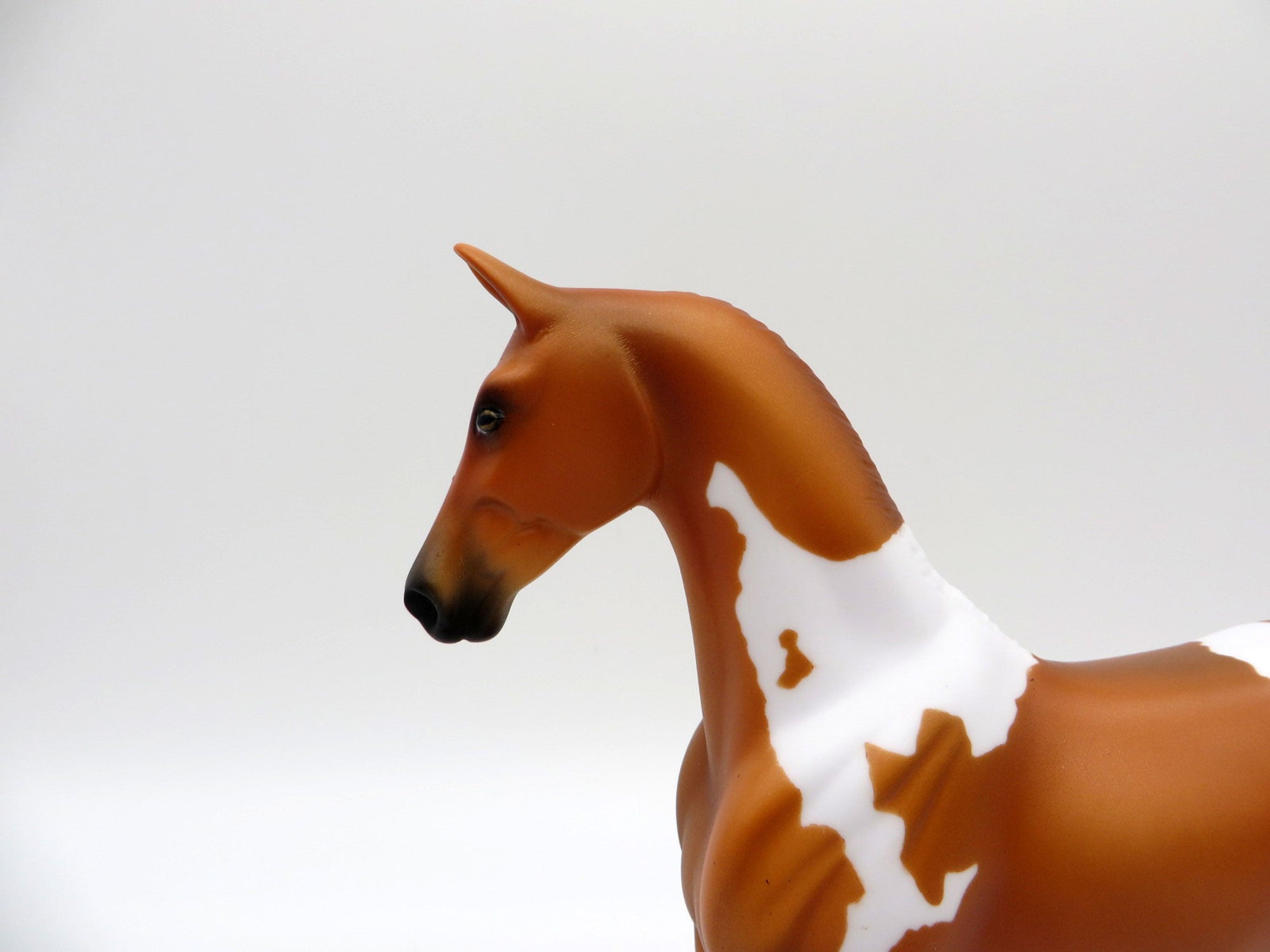 Neruda-OOAK Chestnut Pinto Saddlebred Pebbles  Painted By Ellen Robbins EQ21