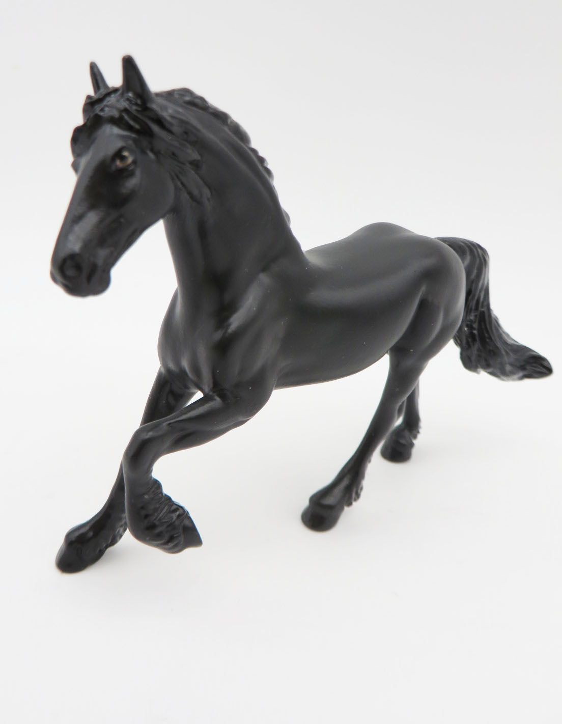 New Moon - OOAK - Black Frisian Chip By Andrea Thomason - Christmas Tails 2022 - CT22