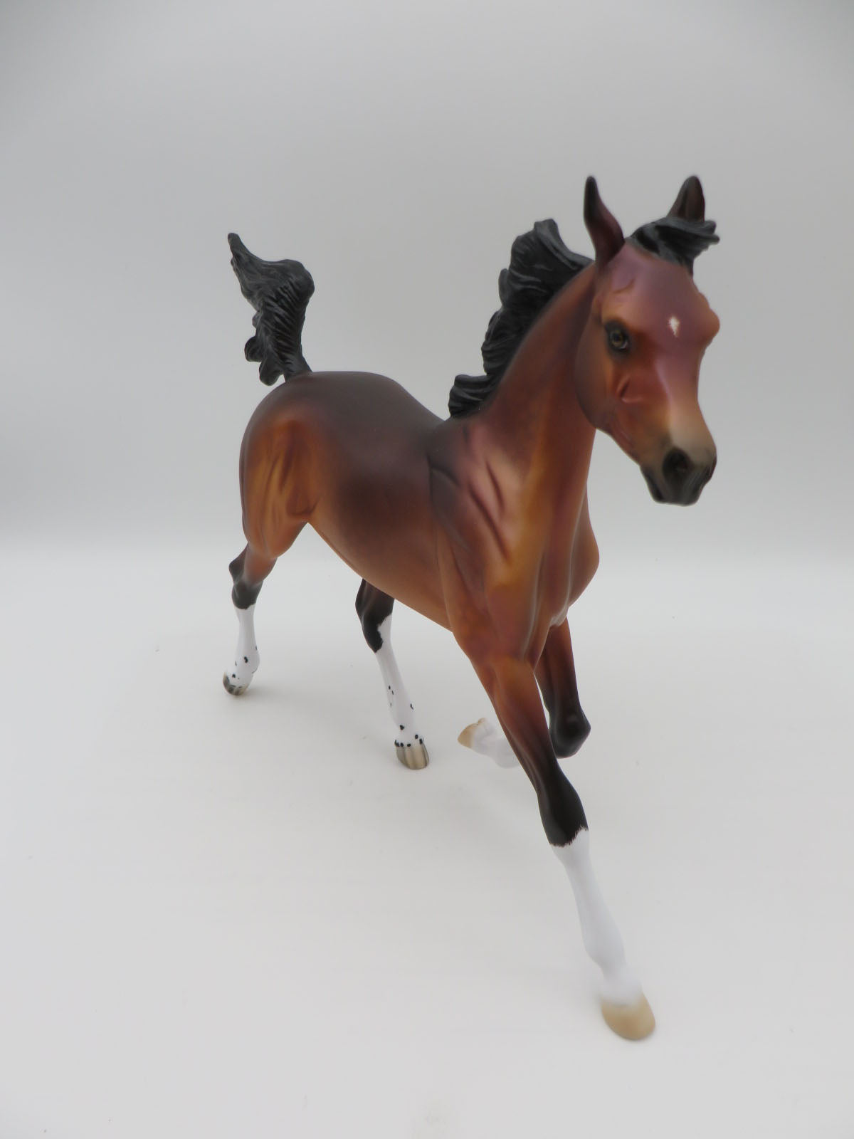 Nicolas - OOAK - Dapple Bay Yearling by Ellen Robbins - Christmas Tails 2022 - CT22