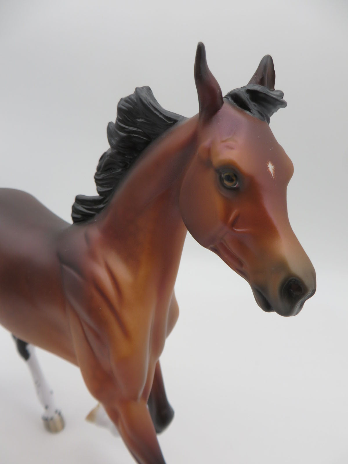 Nicolas - OOAK - Dapple Bay Yearling by Ellen Robbins - Christmas Tails 2022 - CT22