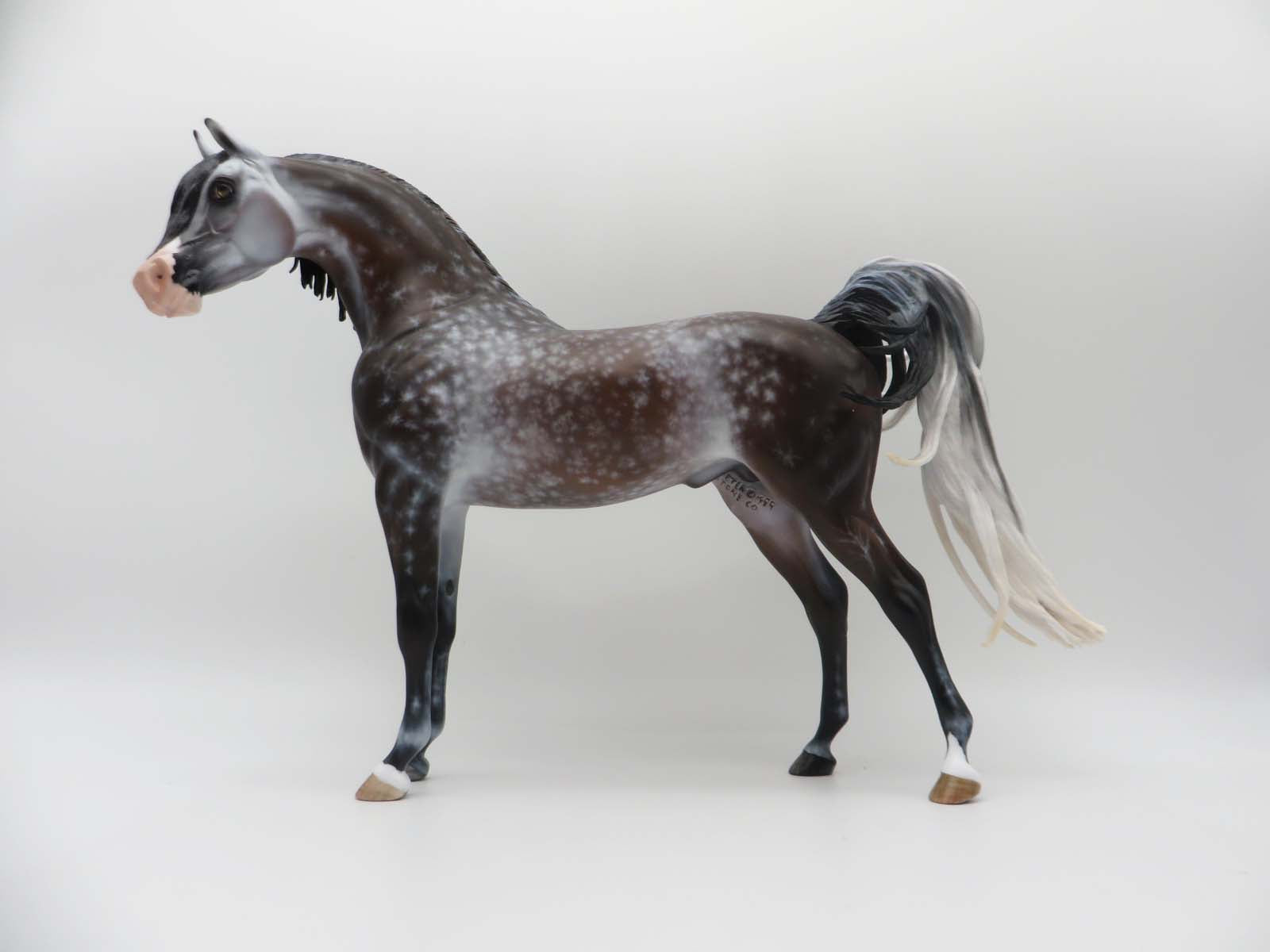 Niebieski-OOAK Bay going grey Arabian Stallion By Myla Pearce Best Offer 5/15/23
