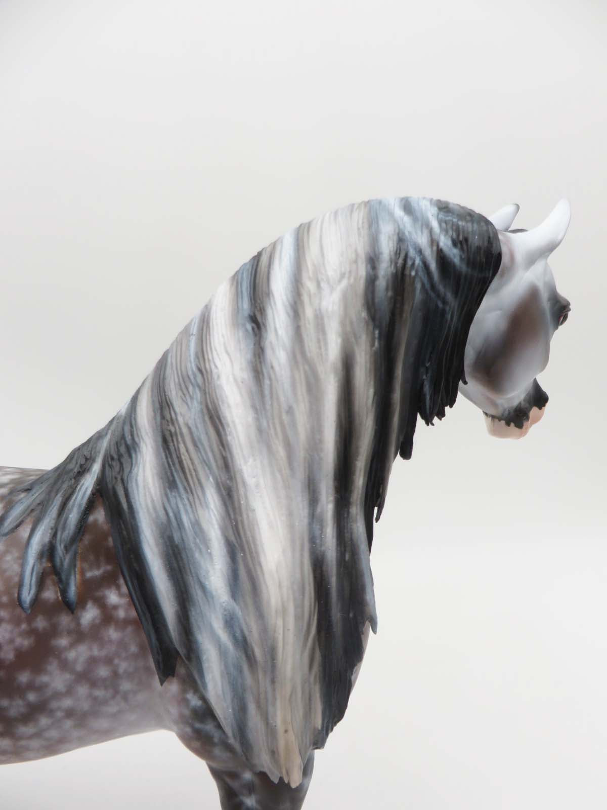 Niebieski-OOAK Bay going grey Arabian Stallion By Myla Pearce Best Offer 5/15/23