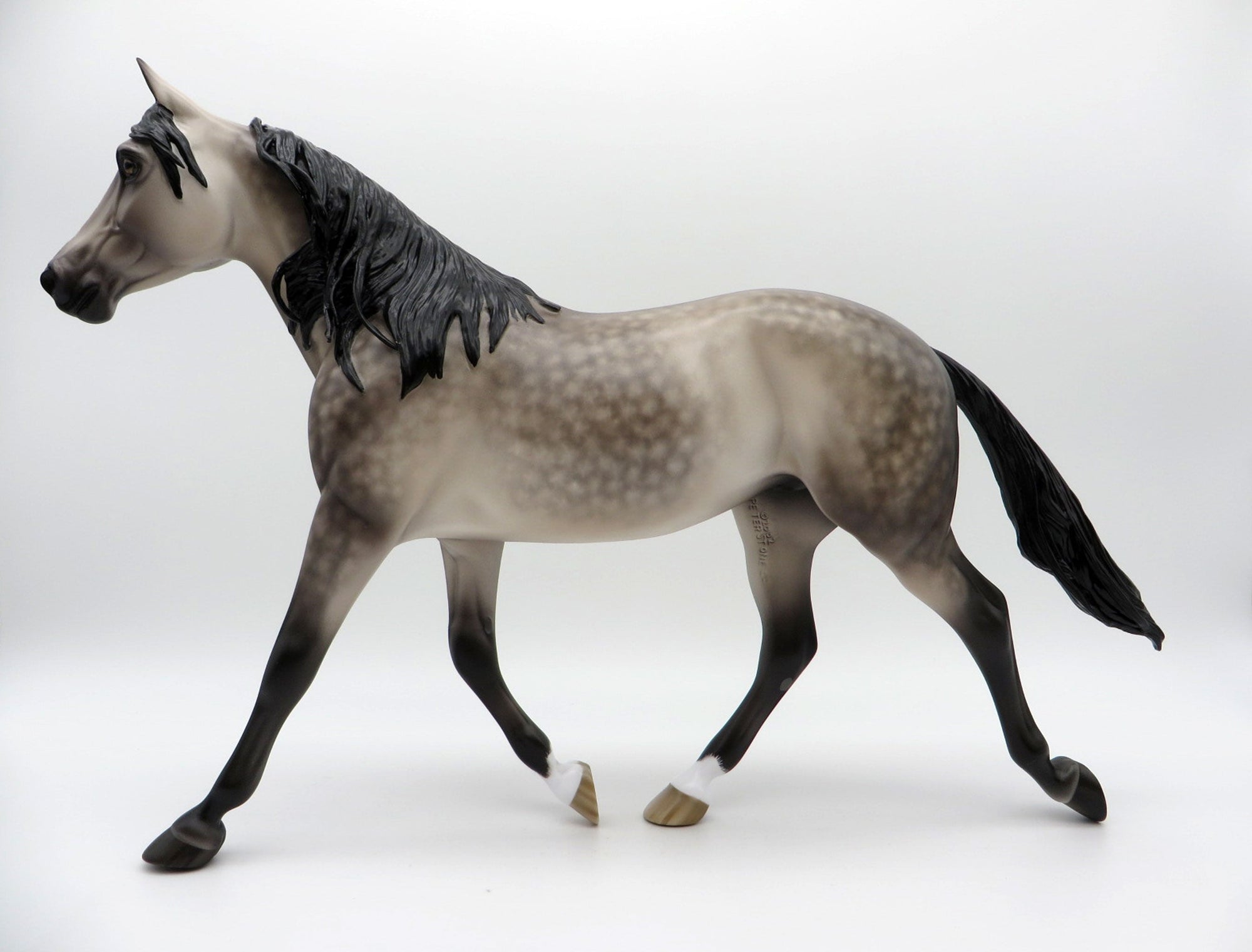 Night Fever-OOAK Dusty Buckskin Palouse Painted by Sheryl Leisure 7/26/21