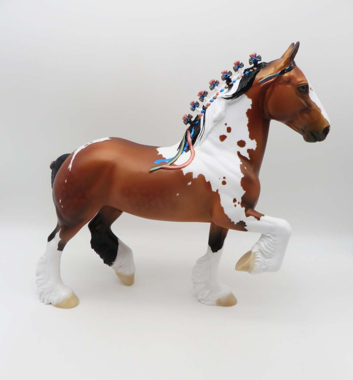 No Such Thing As Fair - OOAK - Dappled Light Bay Tobiano Trotting Drafter By Ellen Robbins - SHCF23