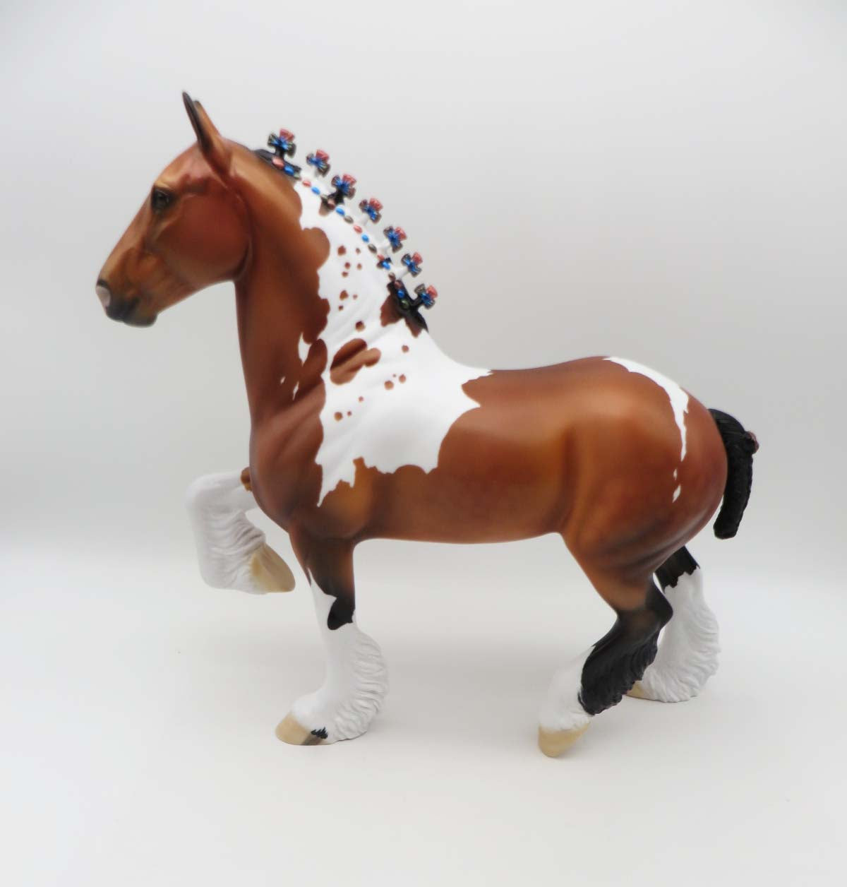 No Such Thing As Fair - OOAK - Dappled Light Bay Tobiano Trotting Drafter By Ellen Robbins - SHCF23