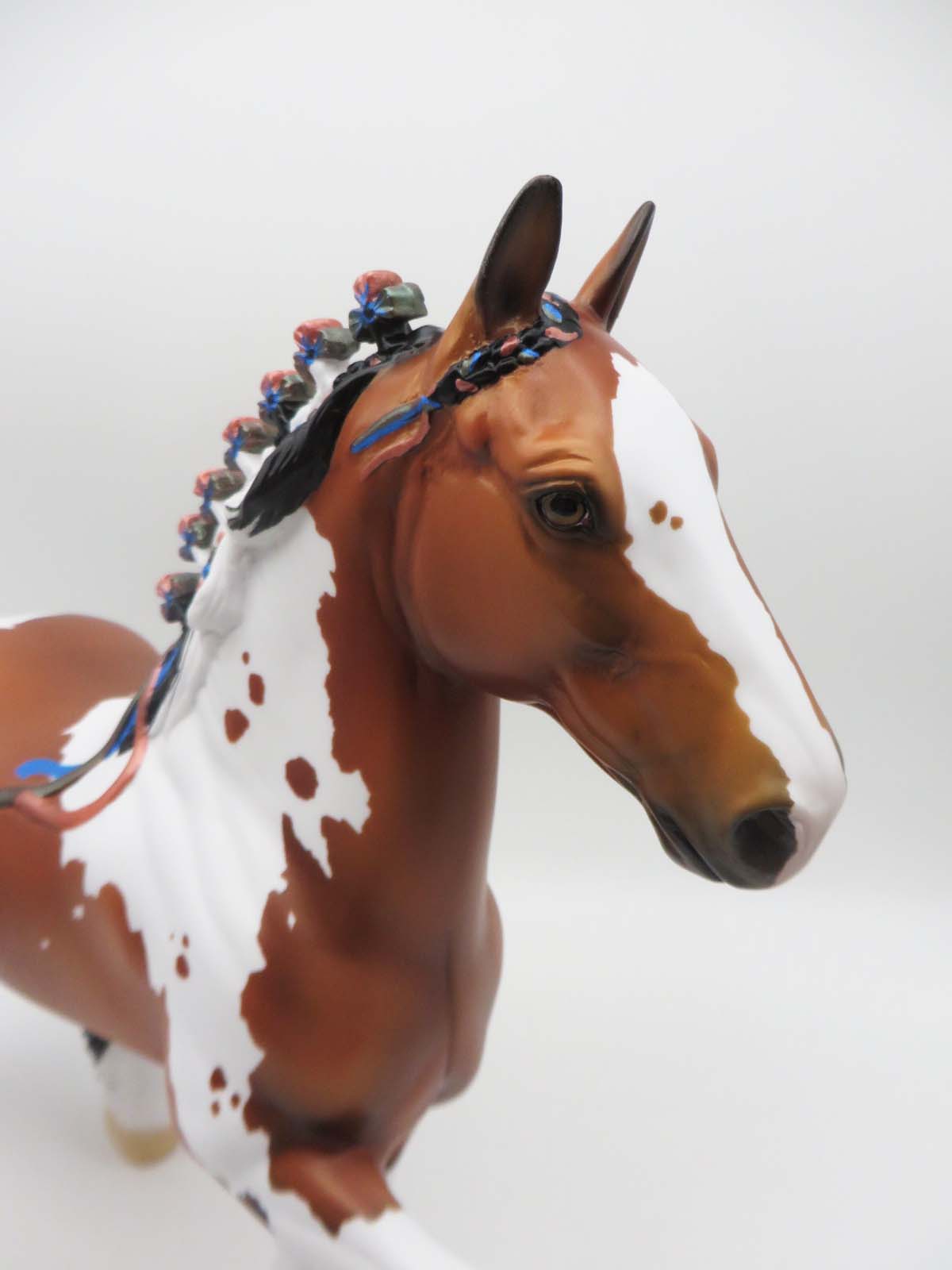 No Such Thing As Fair - OOAK - Dappled Light Bay Tobiano Trotting Drafter By Ellen Robbins - SHCF23