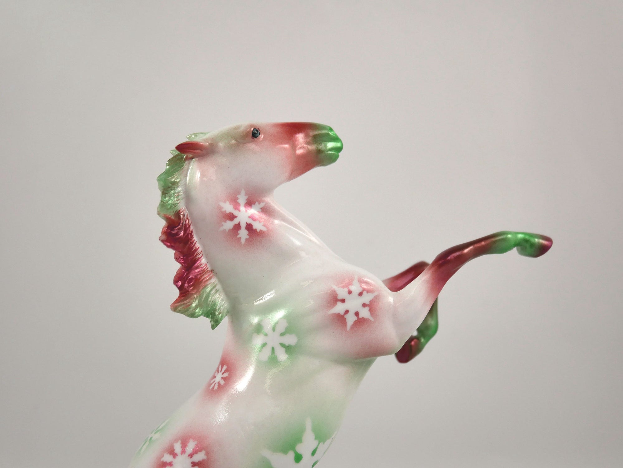 NOUGAT-OOAK SNOWFLAKE DECORATOR REARING PEBBLES BY ELLEN ROBBINS 12/22/20