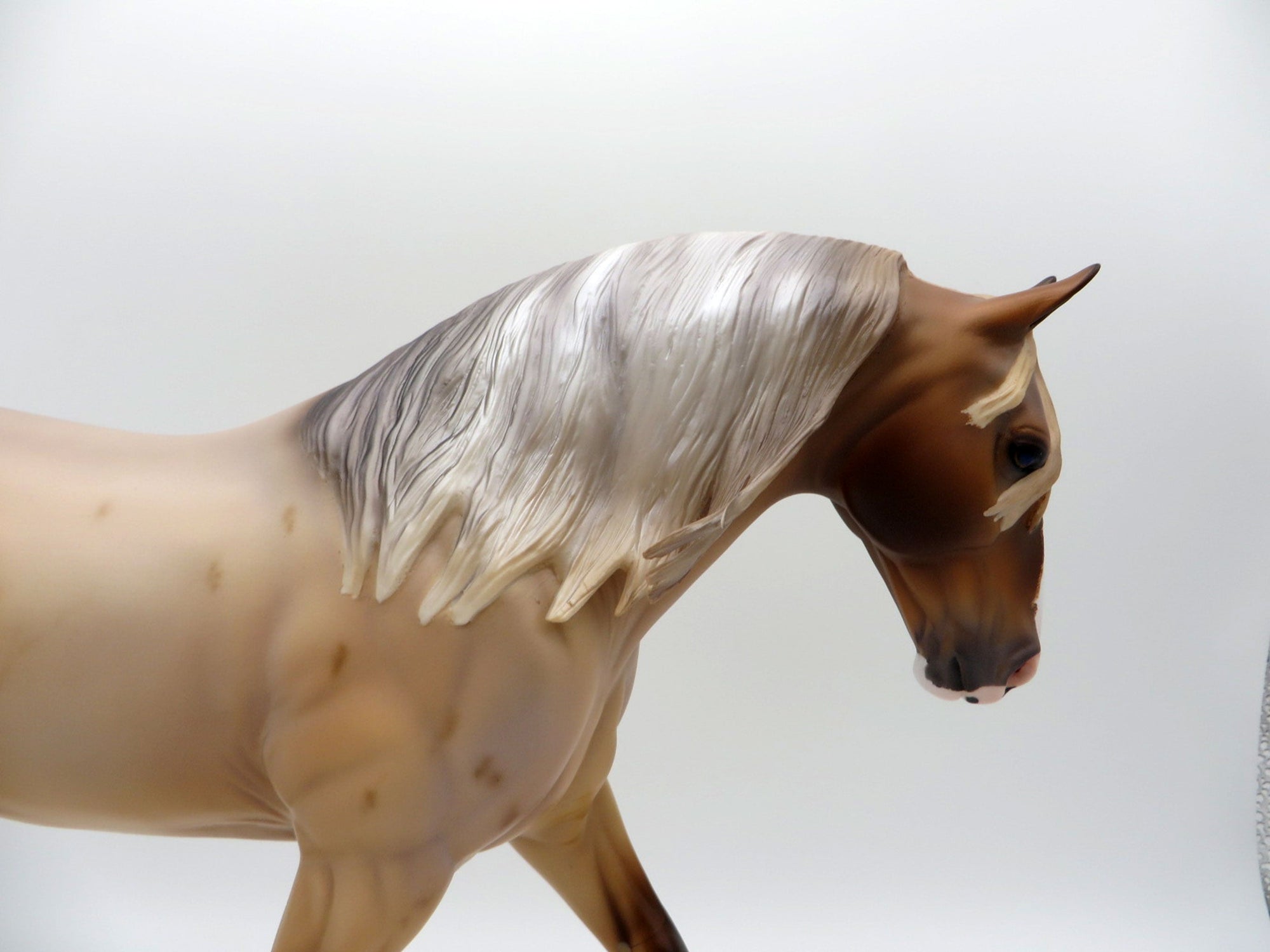 OB-OOAK Palomino Roan Irish Draft Painted By Caroline Boydston