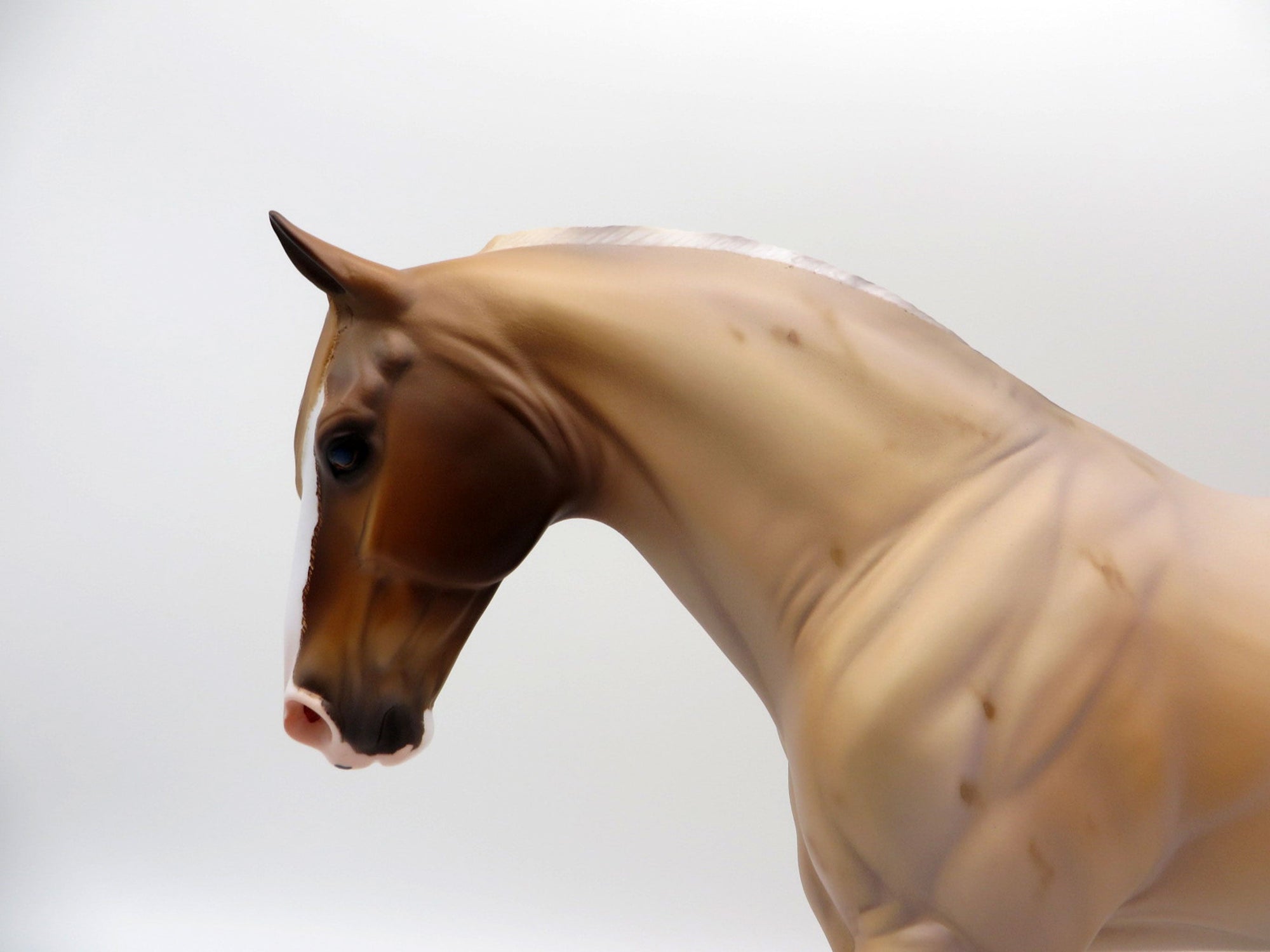 OB-OOAK Palomino Roan Irish Draft Painted By Caroline Boydston