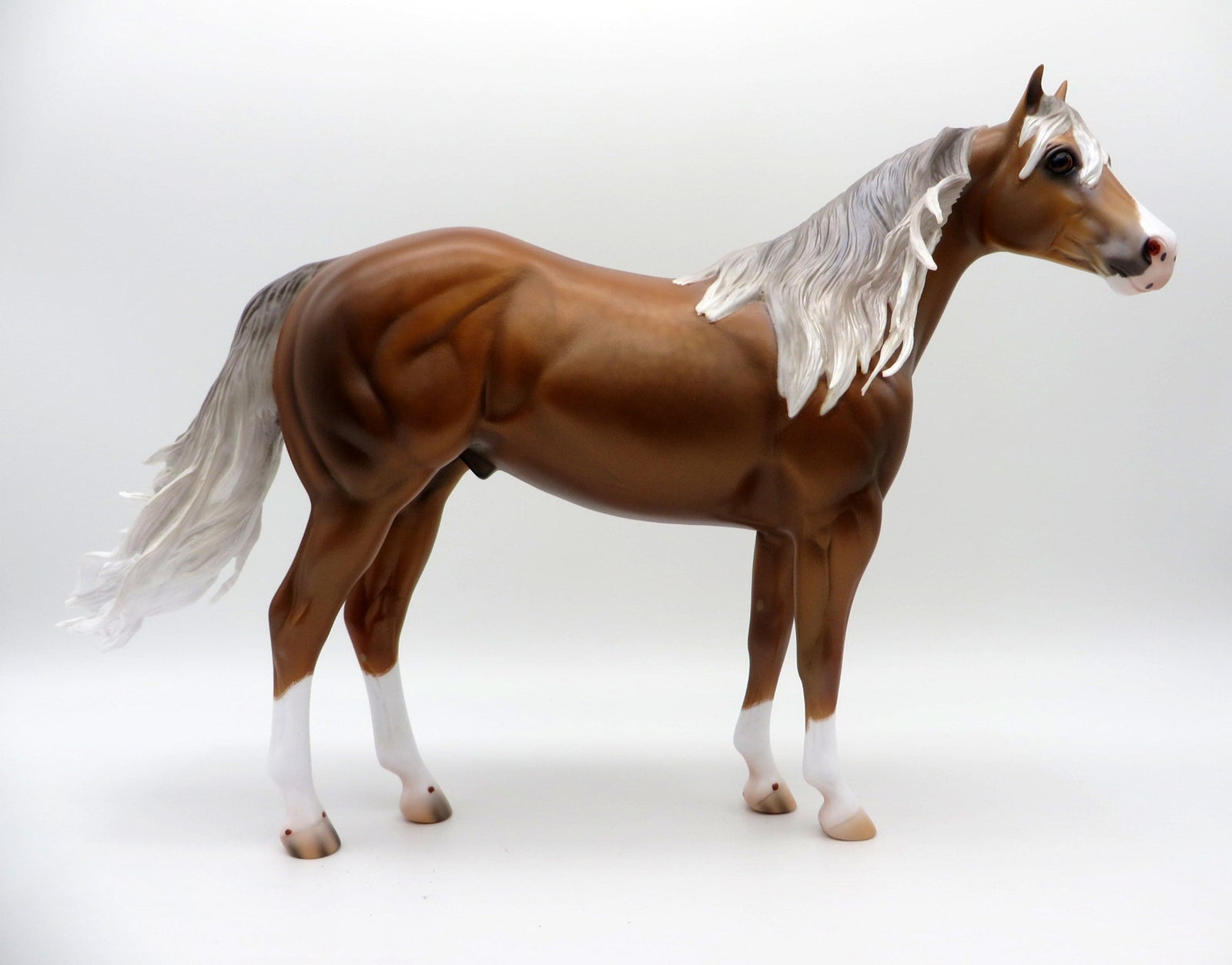 Odin-OOAK Dapple Palomino ISH  Painted By Caroline Boydston 7/12/21