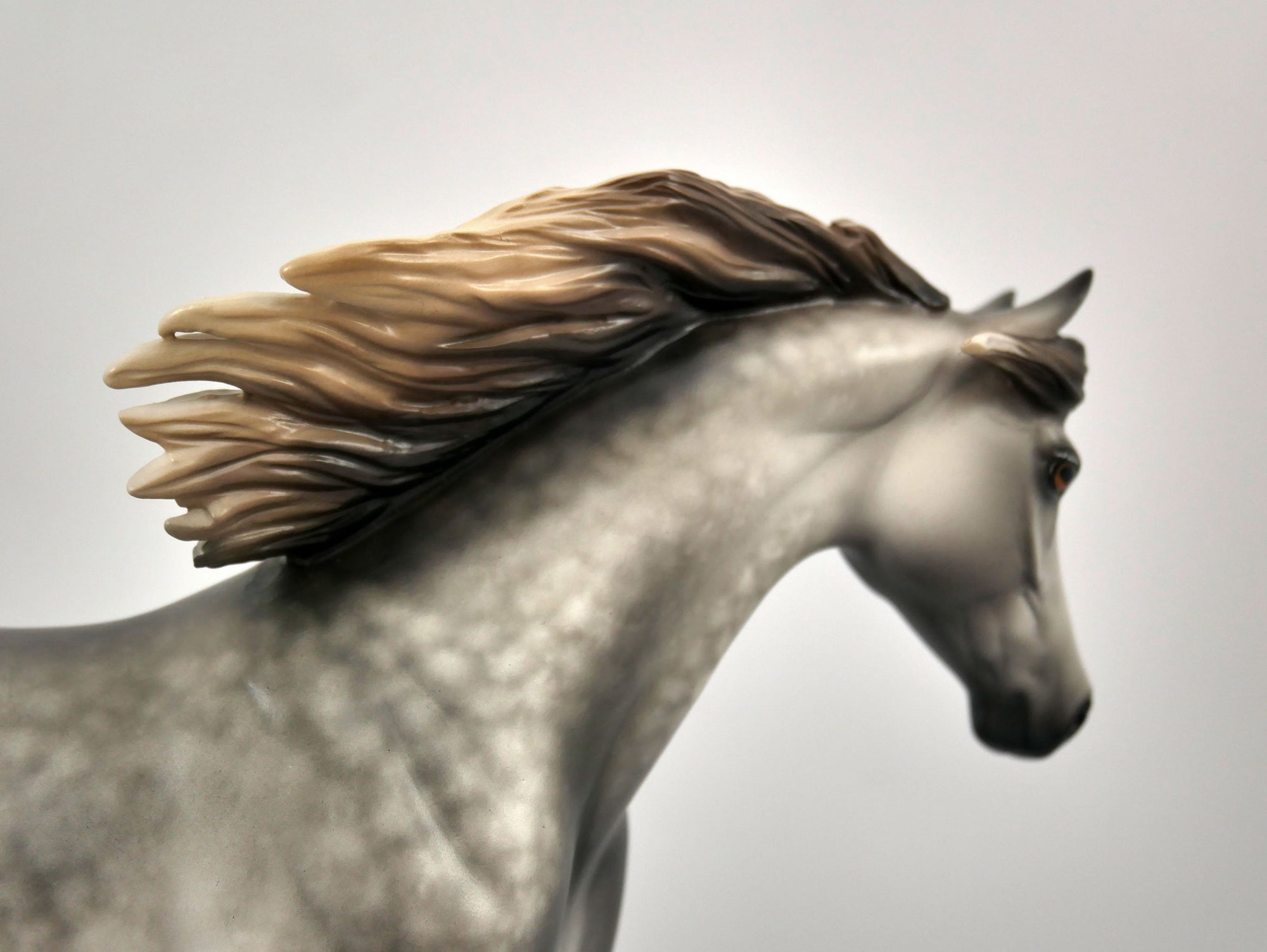 Olaf-OOAK Star Dapple Grey Pony Painted By Sheryl Leisure  12/30/20