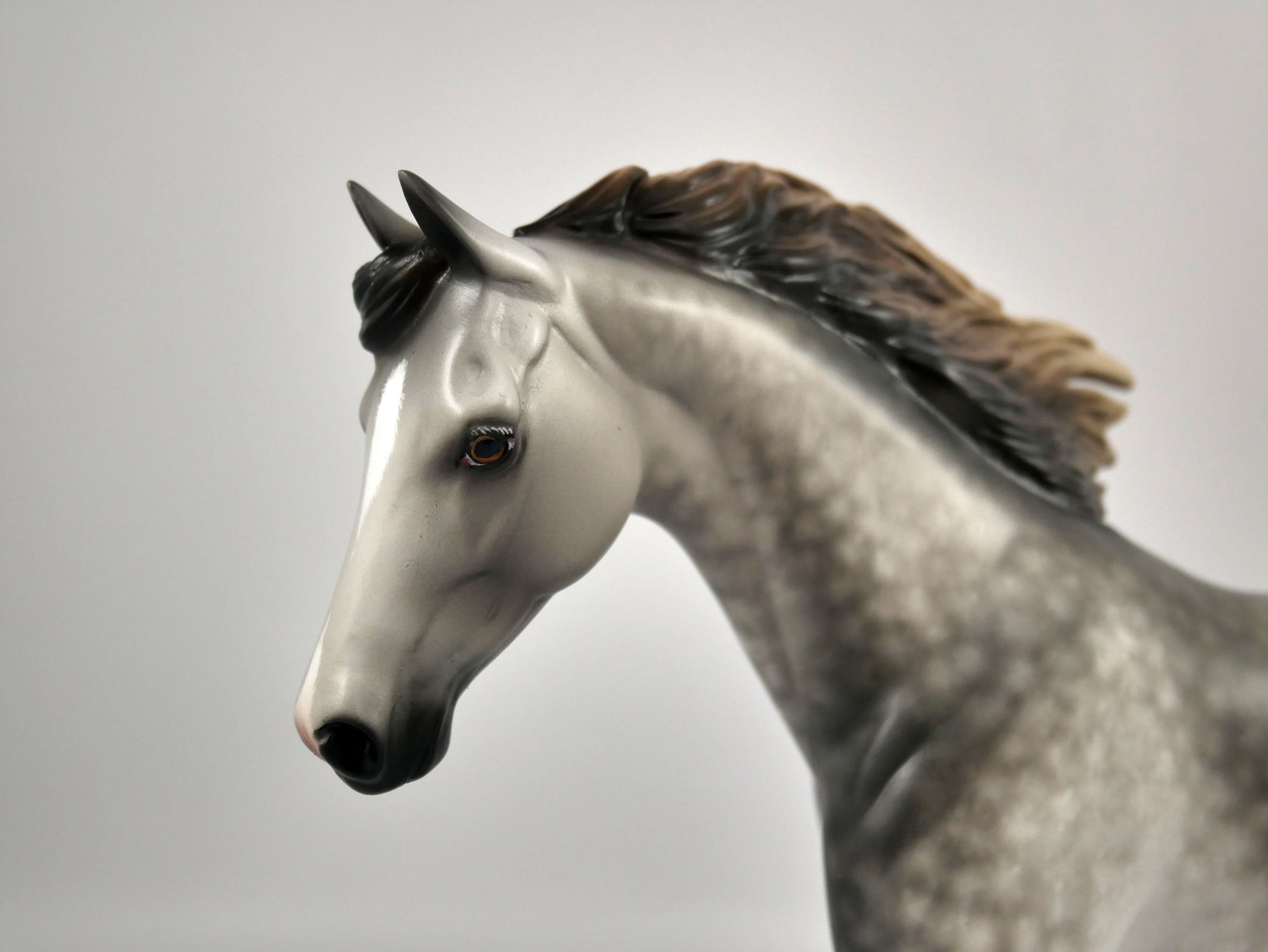 Olaf-OOAK Star Dapple Grey Pony Painted By Sheryl Leisure  12/30/20