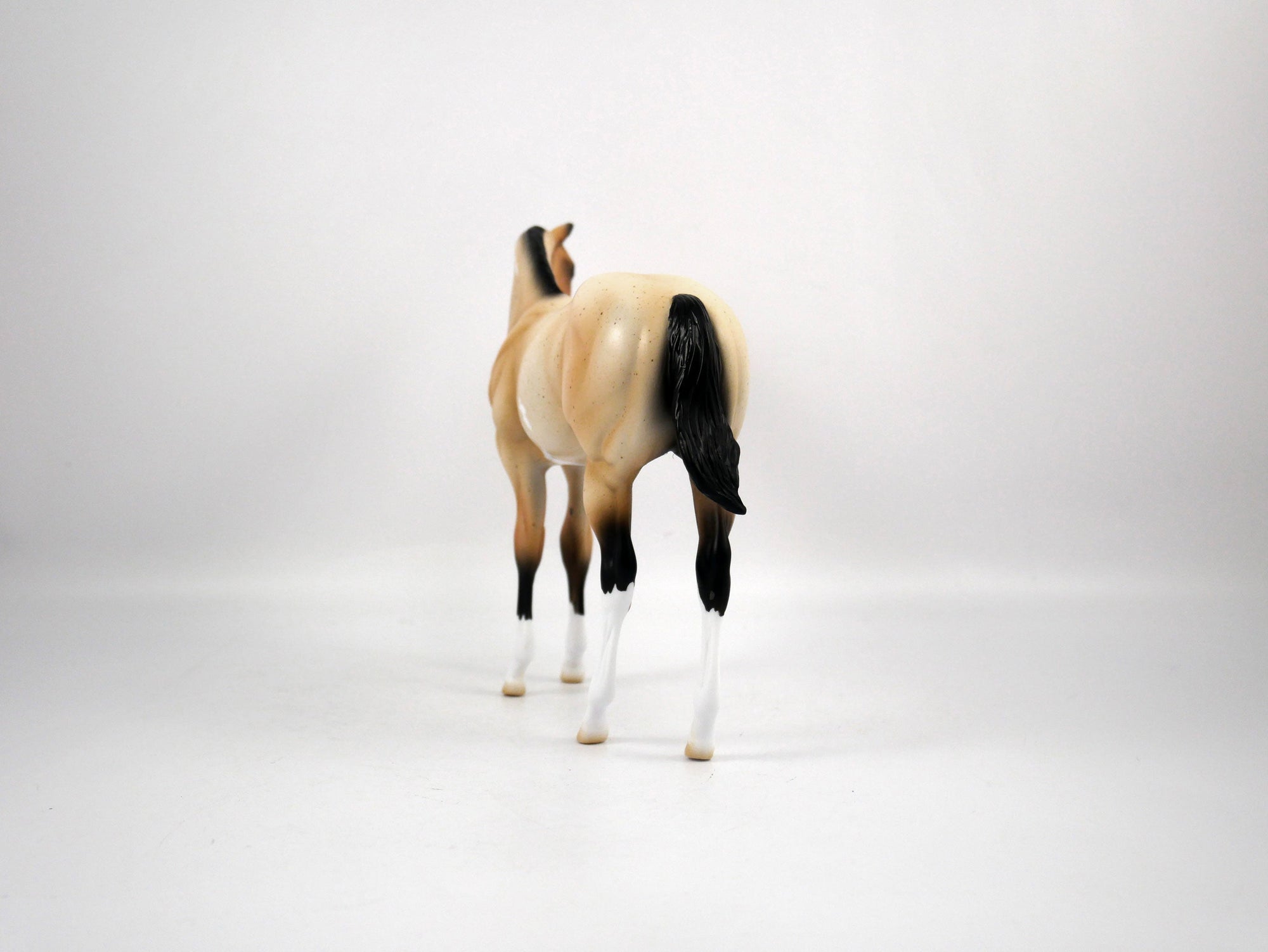 Oliva-OOAK Weanling Buckskin Paint by Ellen 1/29/21