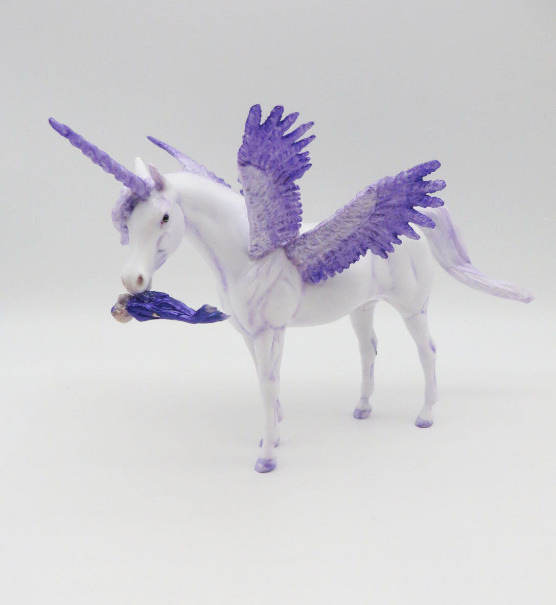 ONE EYE, ONE HORNED, FLYING PURPLE PEOPLE EATER - OOAK - Facebook BEST OFFER - CUSTOMIZED PEBBLE ARABIAN - PAINTED BY ANDREA THOMASON - MM22