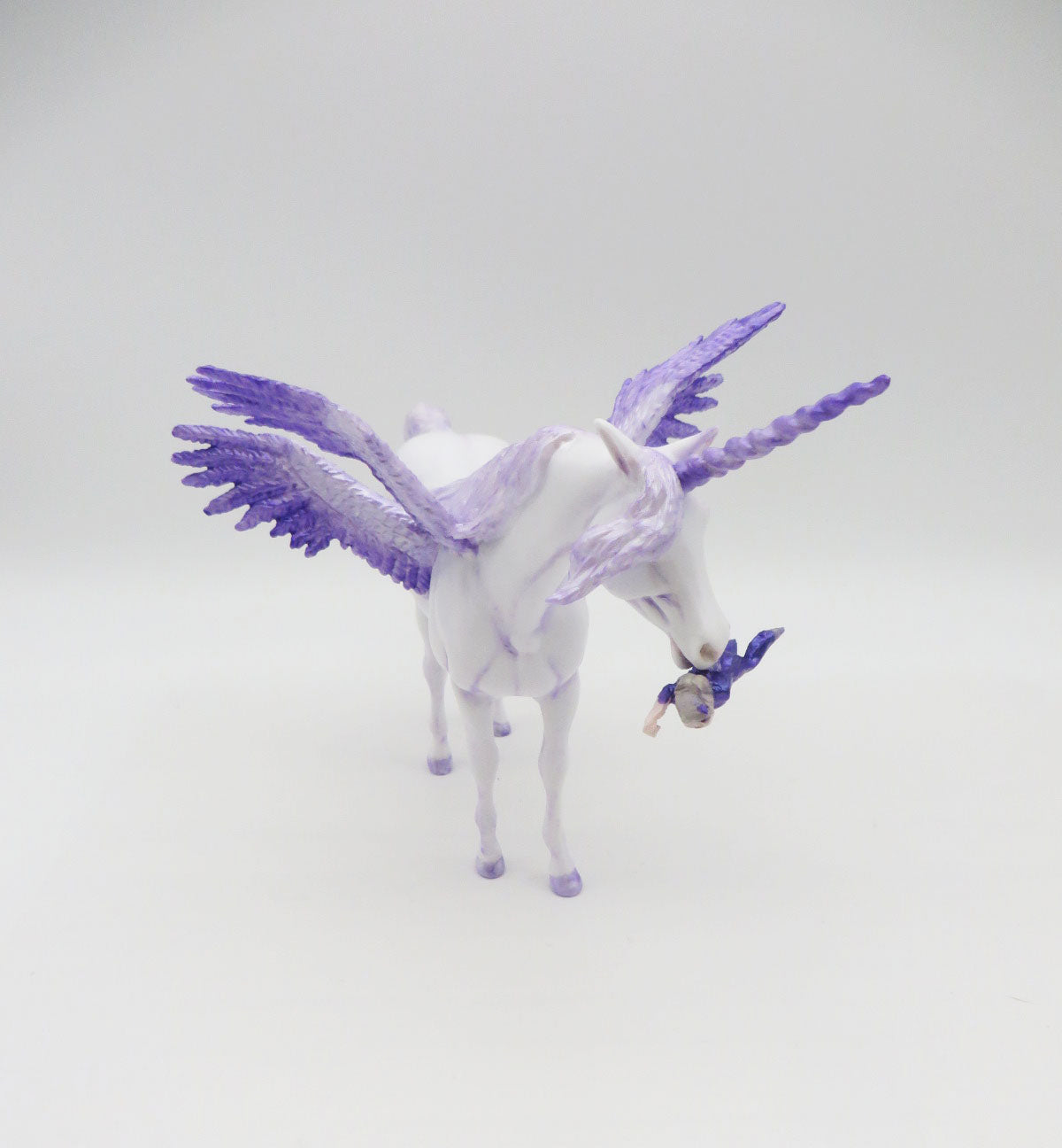 ONE EYE, ONE HORNED, FLYING PURPLE PEOPLE EATER - OOAK - Facebook BEST OFFER - CUSTOMIZED PEBBLE ARABIAN - PAINTED BY ANDREA THOMASON - MM22