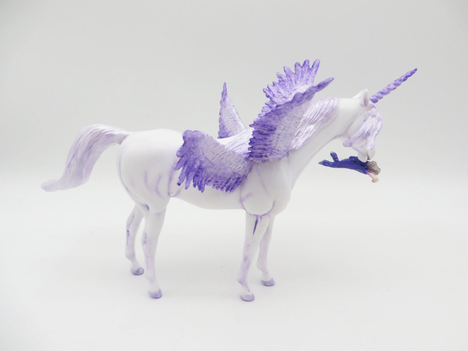 ONE EYE, ONE HORNED, FLYING PURPLE PEOPLE EATER - OOAK - Facebook BEST OFFER - CUSTOMIZED PEBBLE ARABIAN - PAINTED BY ANDREA THOMASON - MM22