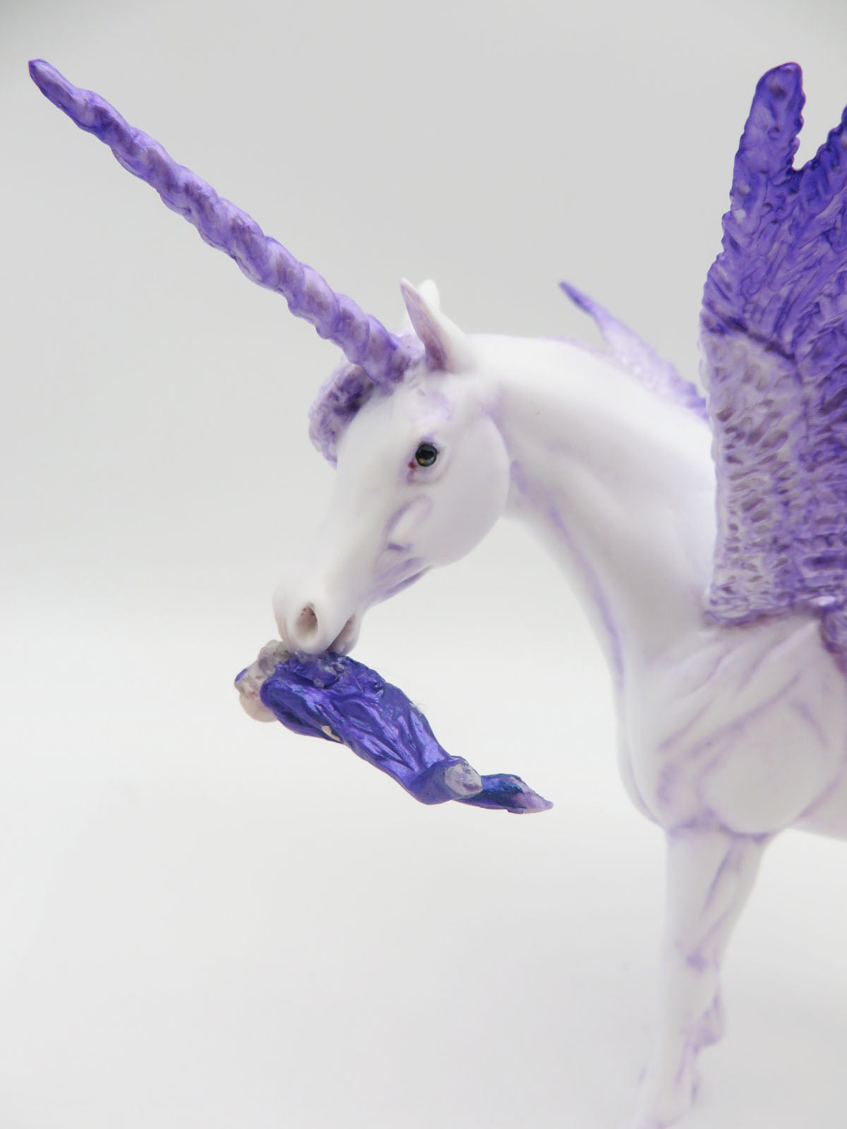 ONE EYE, ONE HORNED, FLYING PURPLE PEOPLE EATER - OOAK - Facebook BEST OFFER - CUSTOMIZED PEBBLE ARABIAN - PAINTED BY ANDREA THOMASON - MM22