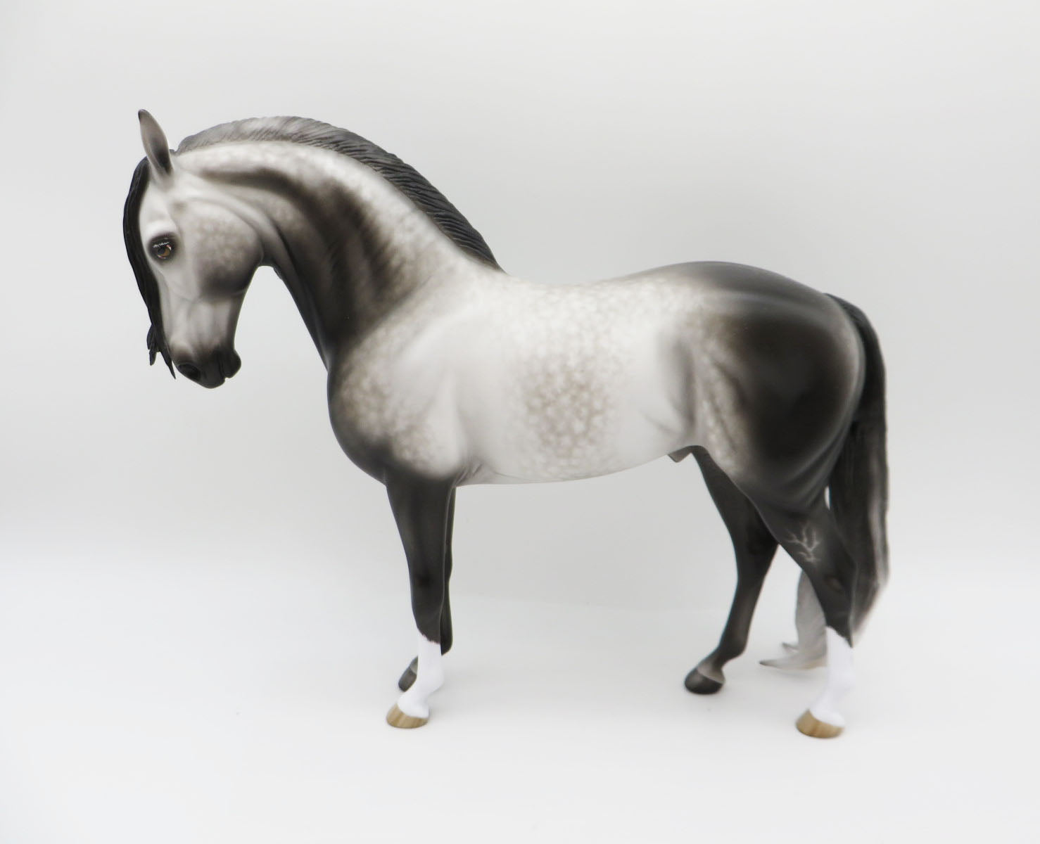 ONLY AN ILLUSION - OOAK - Dappled Grey Andalusian by Sheryl Leisure - Best Offers 2/6/23