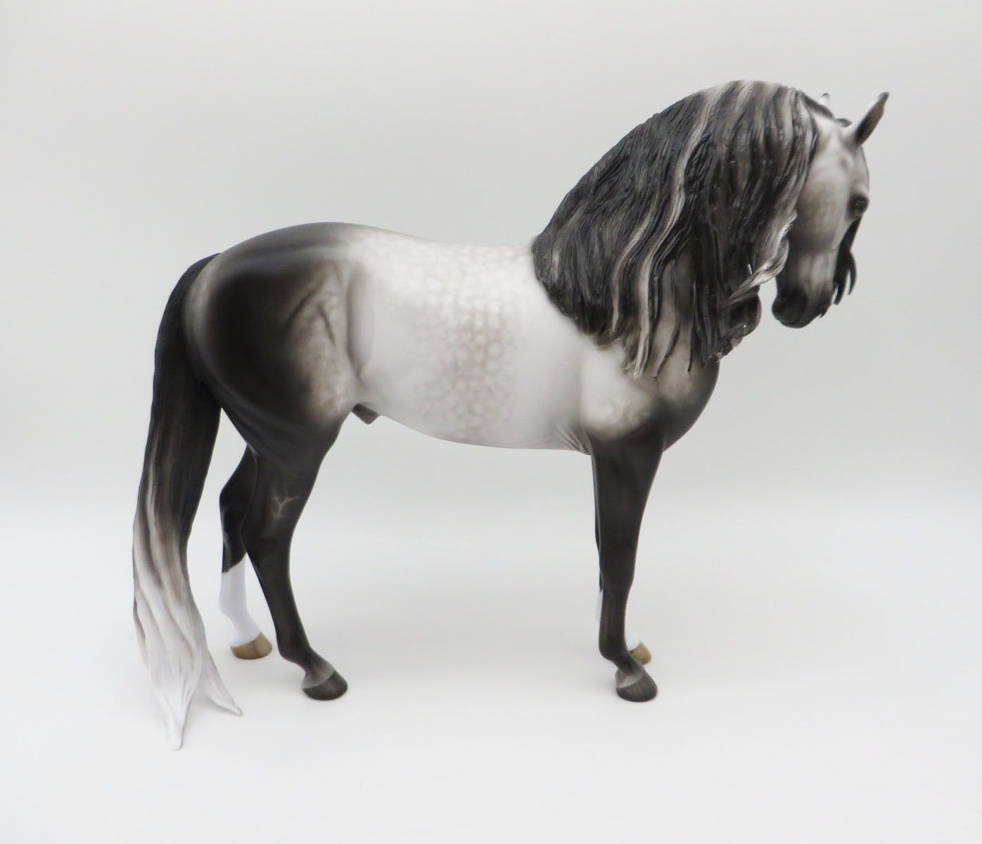 ONLY AN ILLUSION - OOAK - Dappled Grey Andalusian by Sheryl Leisure - Best Offers 2/6/23