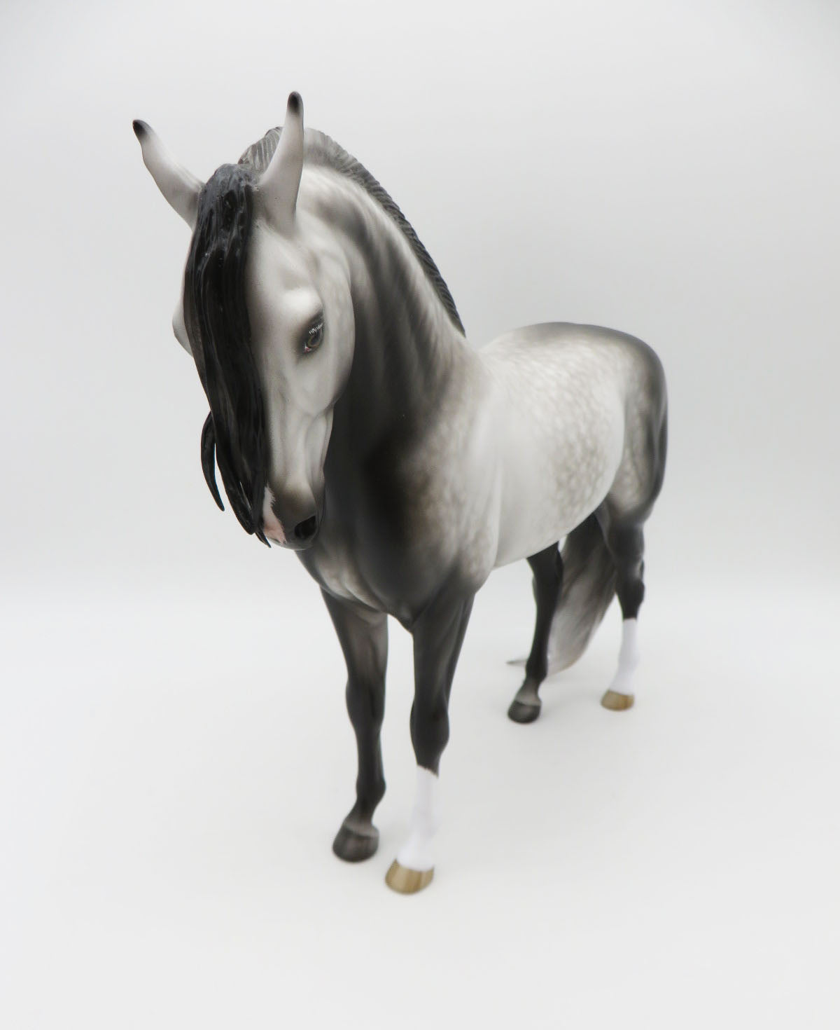 ONLY AN ILLUSION - OOAK - Dappled Grey Andalusian by Sheryl Leisure - Best Offers 2/6/23