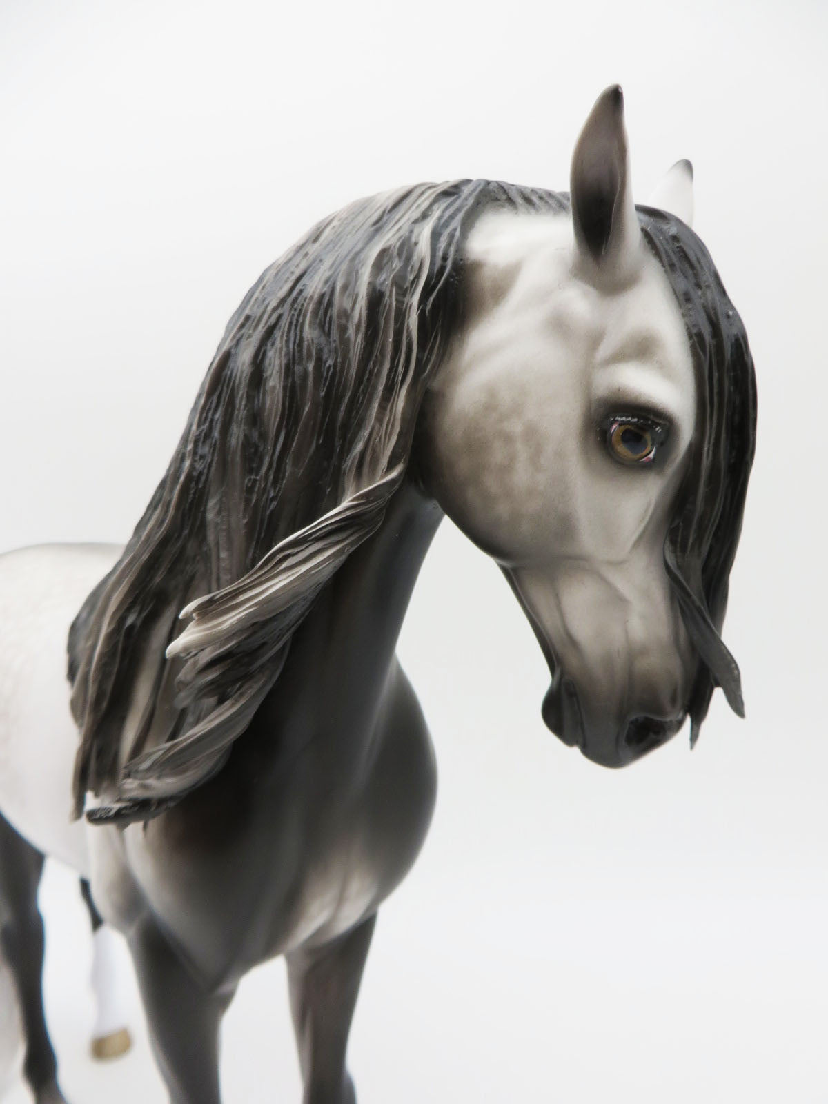 ONLY AN ILLUSION - OOAK - Dappled Grey Andalusian by Sheryl Leisure - Best Offers 2/6/23