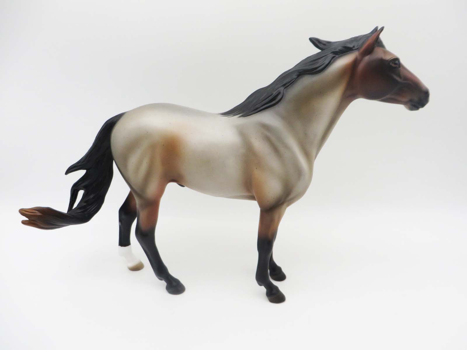 Open Range- OOAK -Bay Roan Mustang By Angela Marleau  SHCF 23