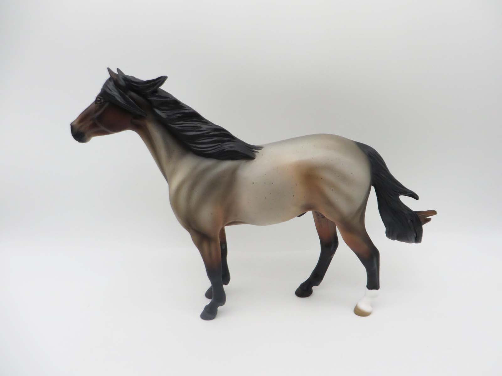 Open Range- OOAK -Bay Roan Mustang By Angela Marleau  SHCF 23