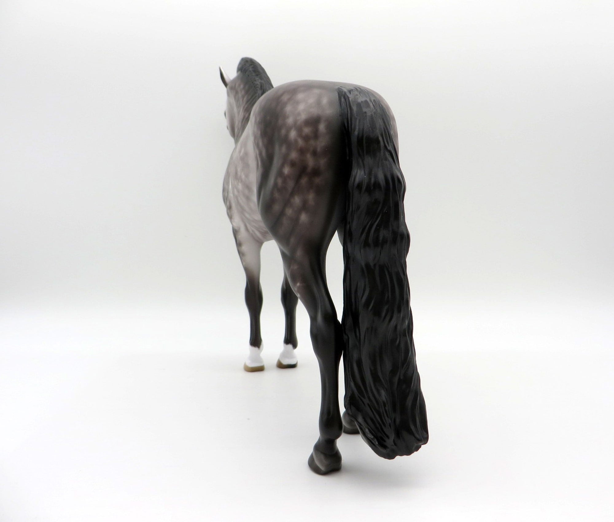 Orwell-OOAK Dapple Grey Andalusian Painted by Sheryl Leisure  EQ 21