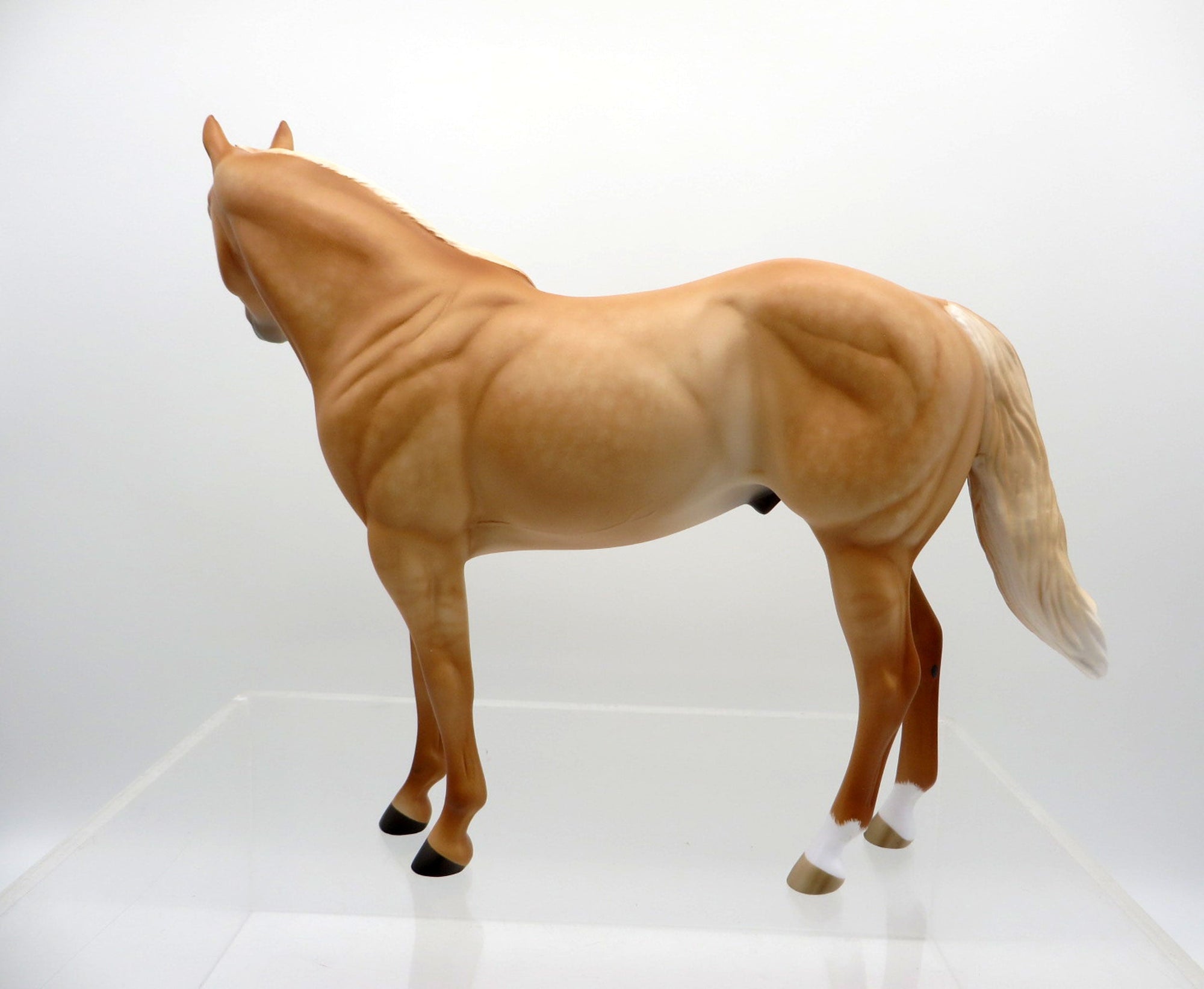 Osric-OOAK Apricot Dun ISH Painted by Sheryl Leisure 3/15/21