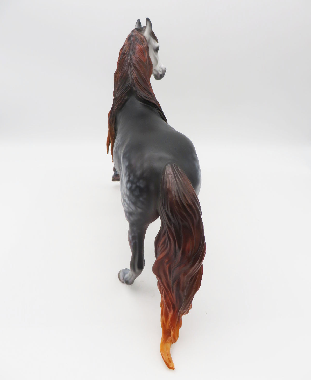 Otherworldly Gaze - OOAK - BEST OFFER - Custom Mulberry Grey Arabian Mare Painted by Julie Keim - MM22 #1