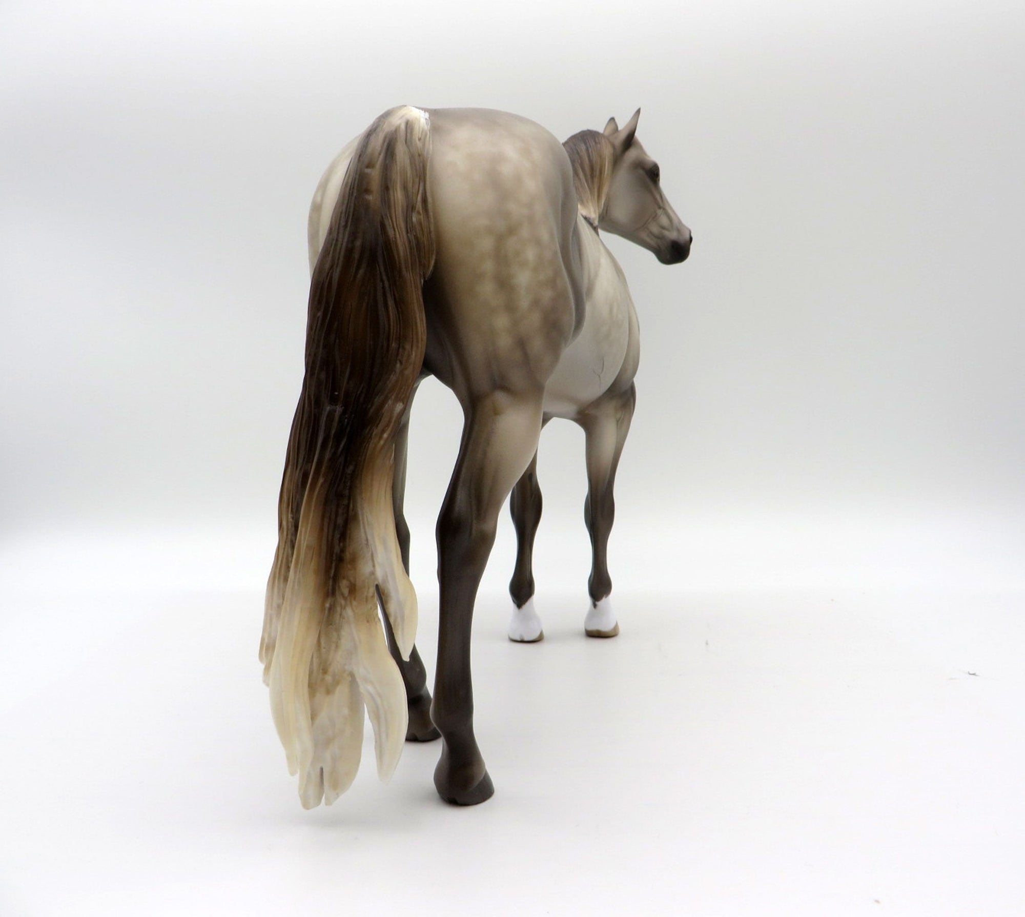 Otis-OOAK Dapple Buckskin ISH Painted by Sheryl Leisure 11/22/21