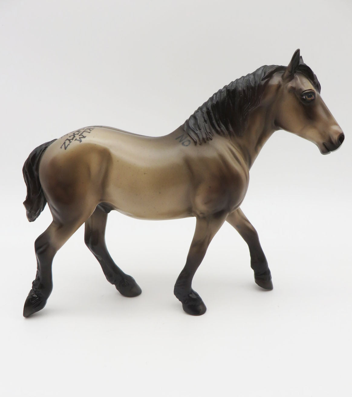 Ouija - OOAK - Pebble Draft Decorator Dun - Painted by Jess Hamill - MM22