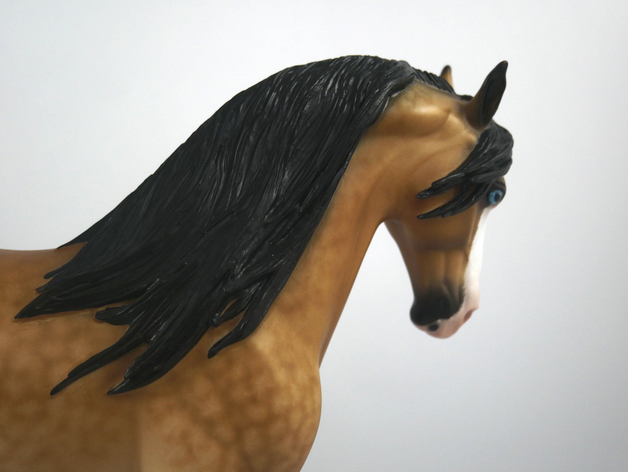 Ovestus-OOAK Dapple Buckskin Paint Andalusian Painted By Sheryl Leisure 1/8/21
