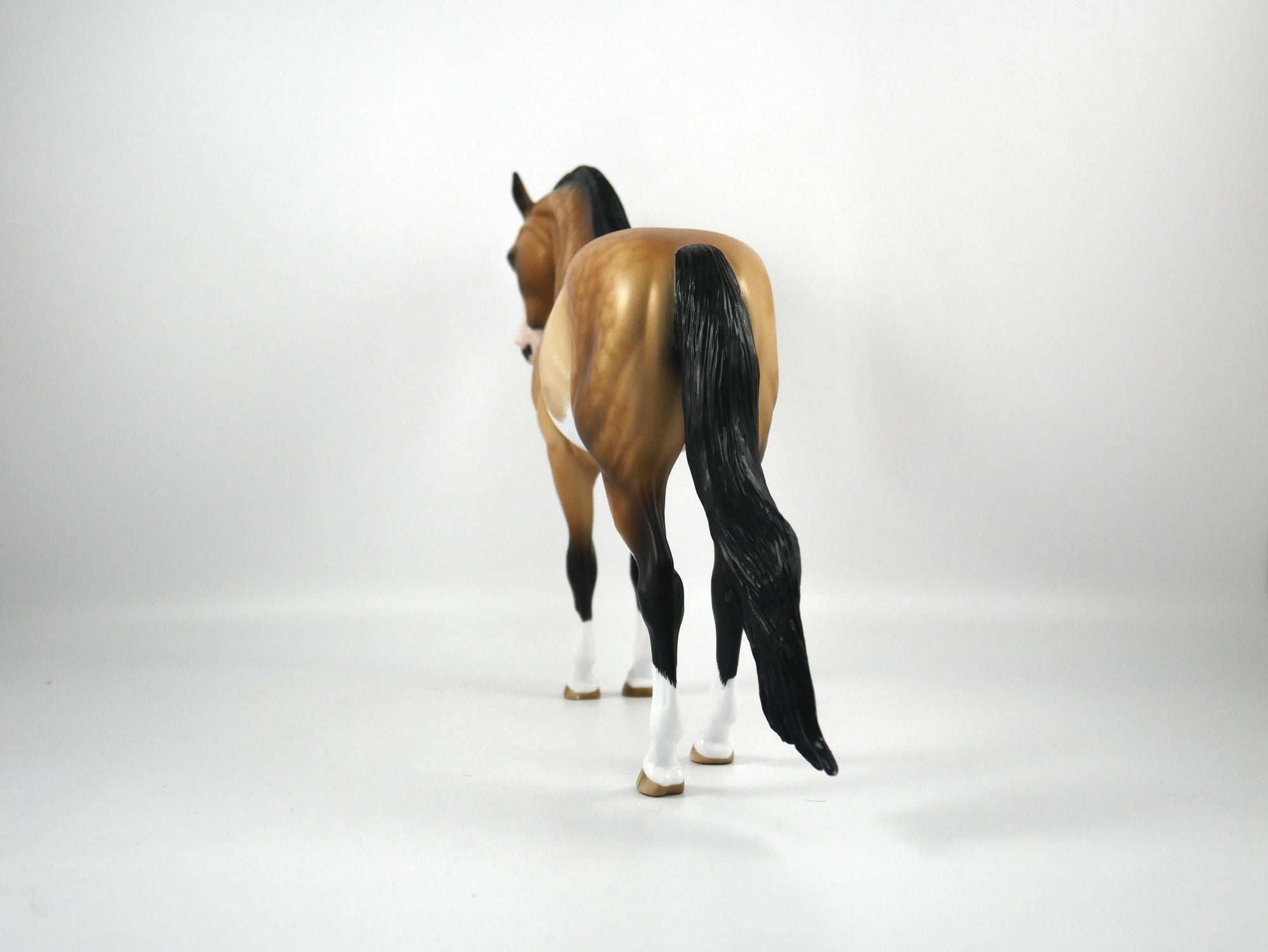 Ovestus-OOAK Dapple Buckskin Paint Andalusian Painted By Sheryl Leisure 1/8/21