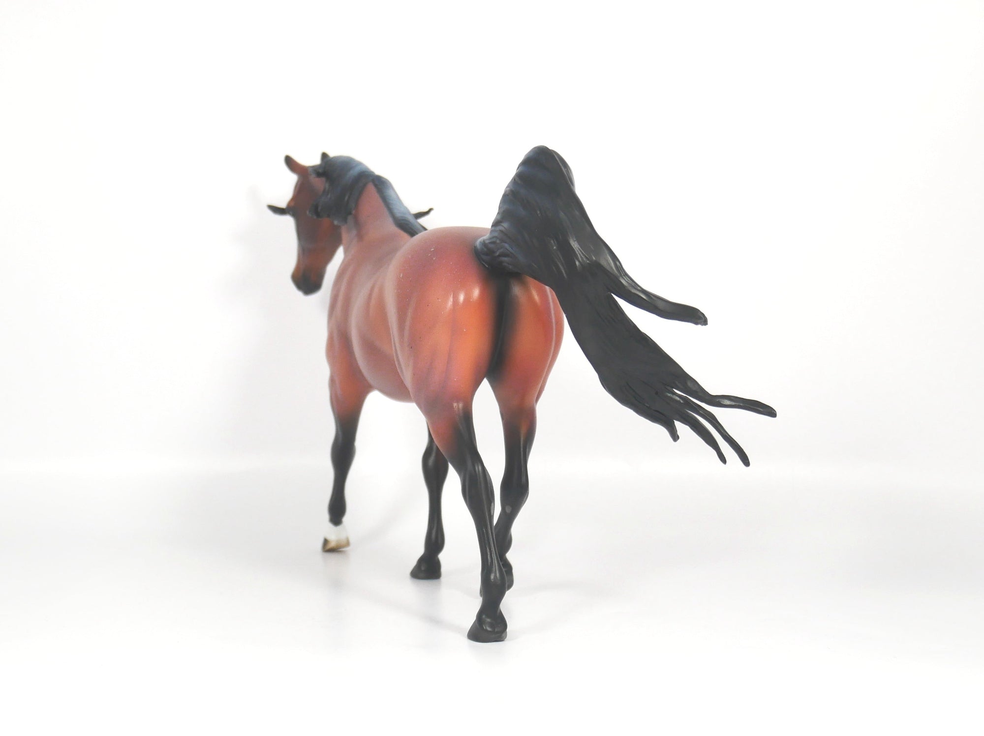 Goalie-OOAK Bay Roan Pony by Ellen 2/19/21