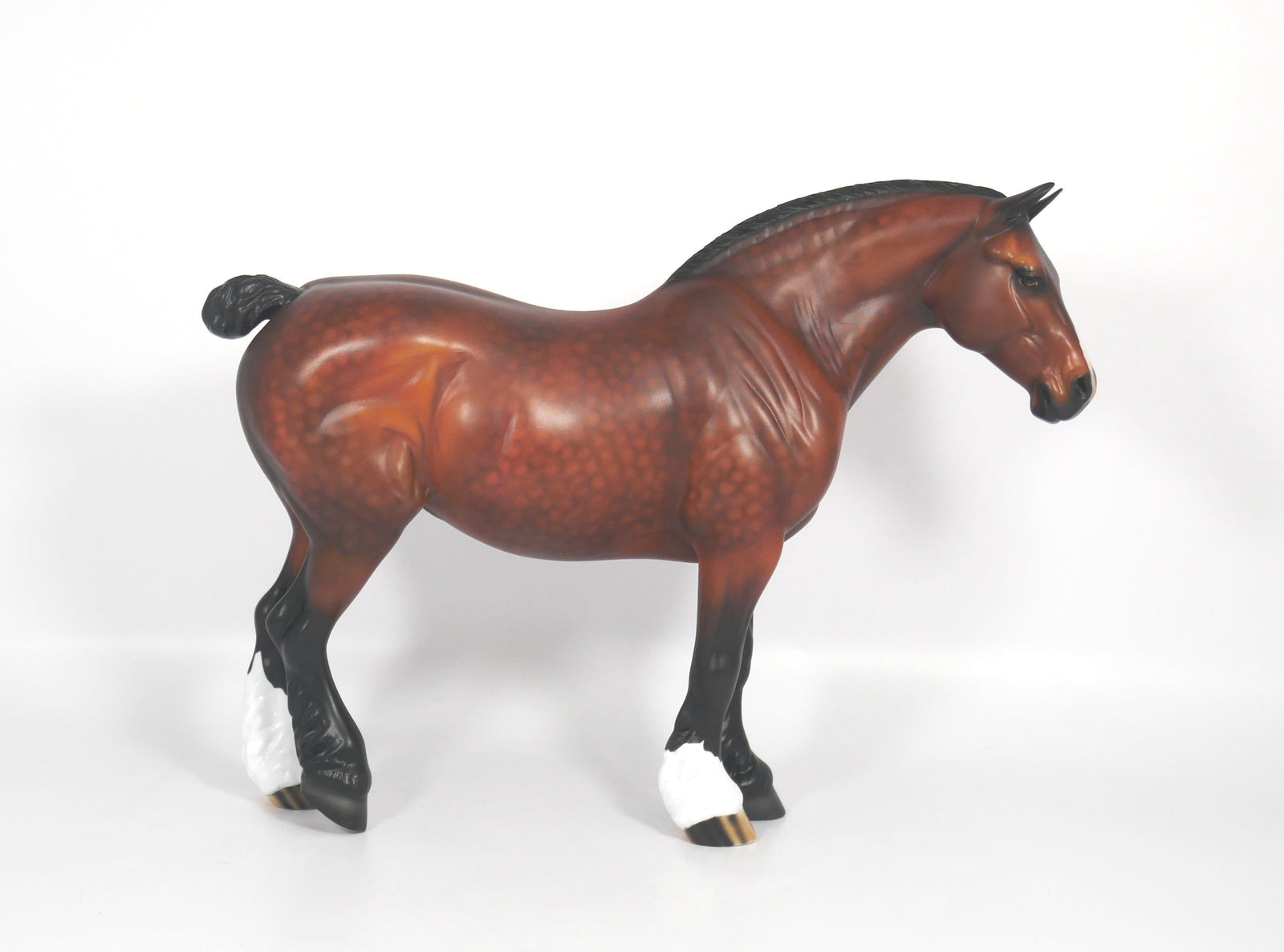 SAINT-OOAK DAPPLE BAY HEAVY DRAFT MARE SB21