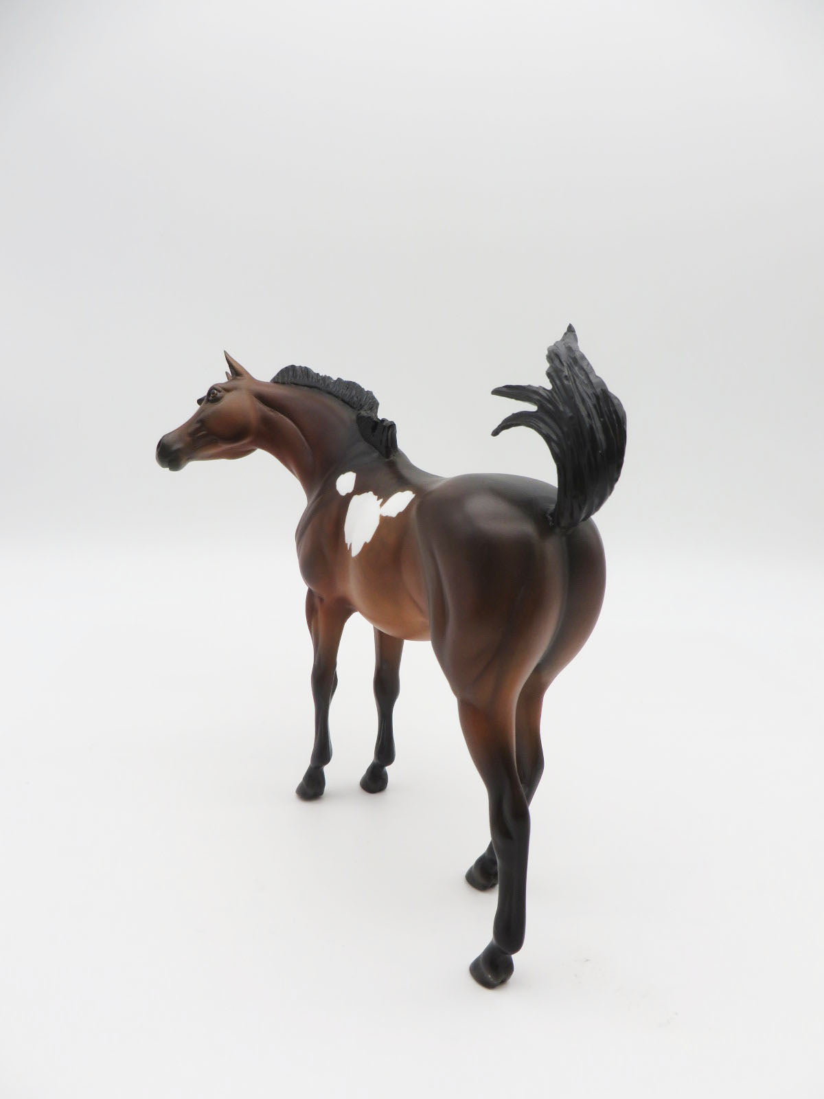 Princess &amp; Peanut - Heavy Draft Dapple Flaxen Chestnut Belgian Mare &amp; Bay Pinto Arab Pebble Mare Set by Myla Pearce BO 10/7/22