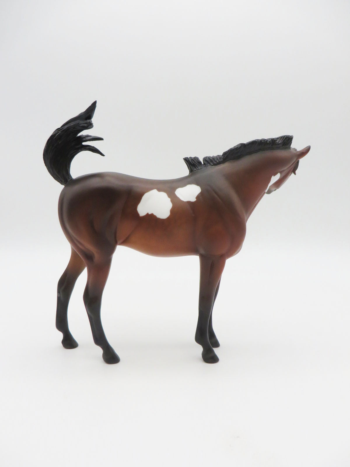 Princess &amp; Peanut - Heavy Draft Dapple Flaxen Chestnut Belgian Mare &amp; Bay Pinto Arab Pebble Mare Set by Myla Pearce BO 10/7/22