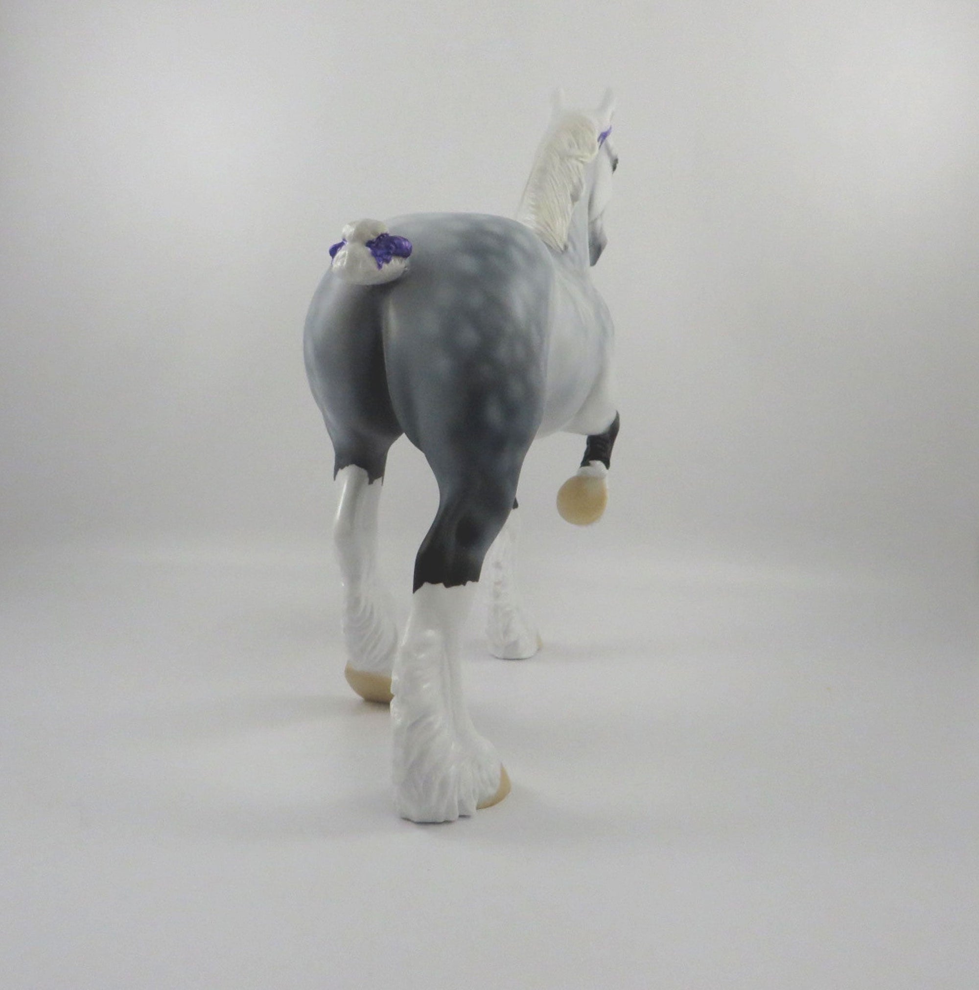 Paddie-OOAK Dapple Grey Trotting Draft 2/26/21