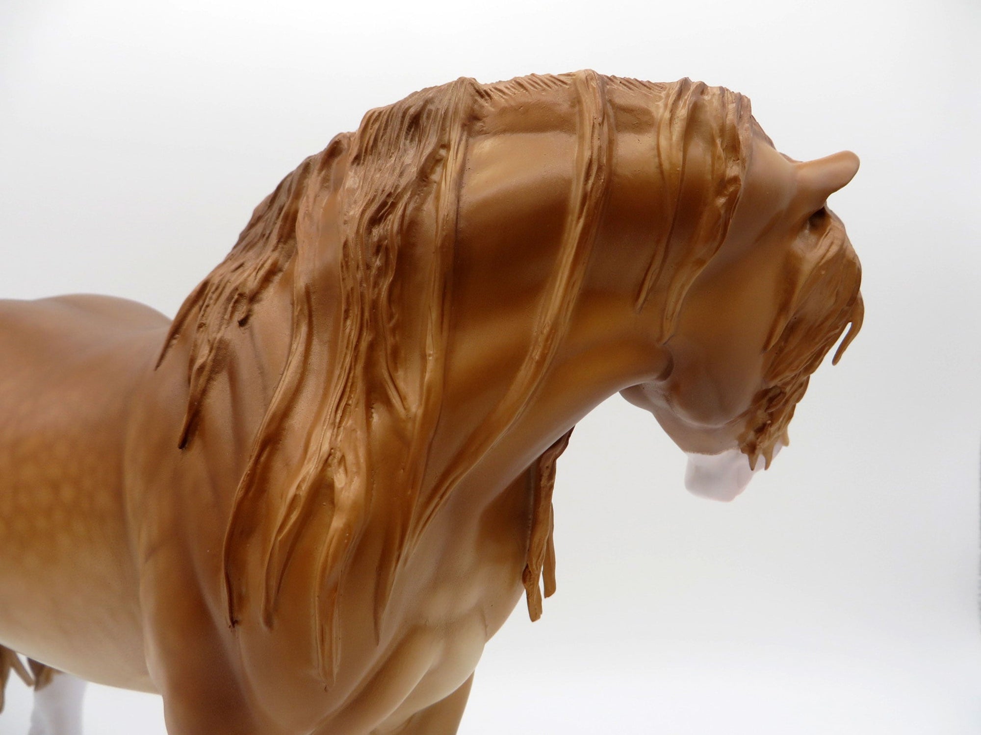 Palisade-OOAK Dapple Chestnut Heavy Draft Mare Painted By Caroline Boydston 6/28/21