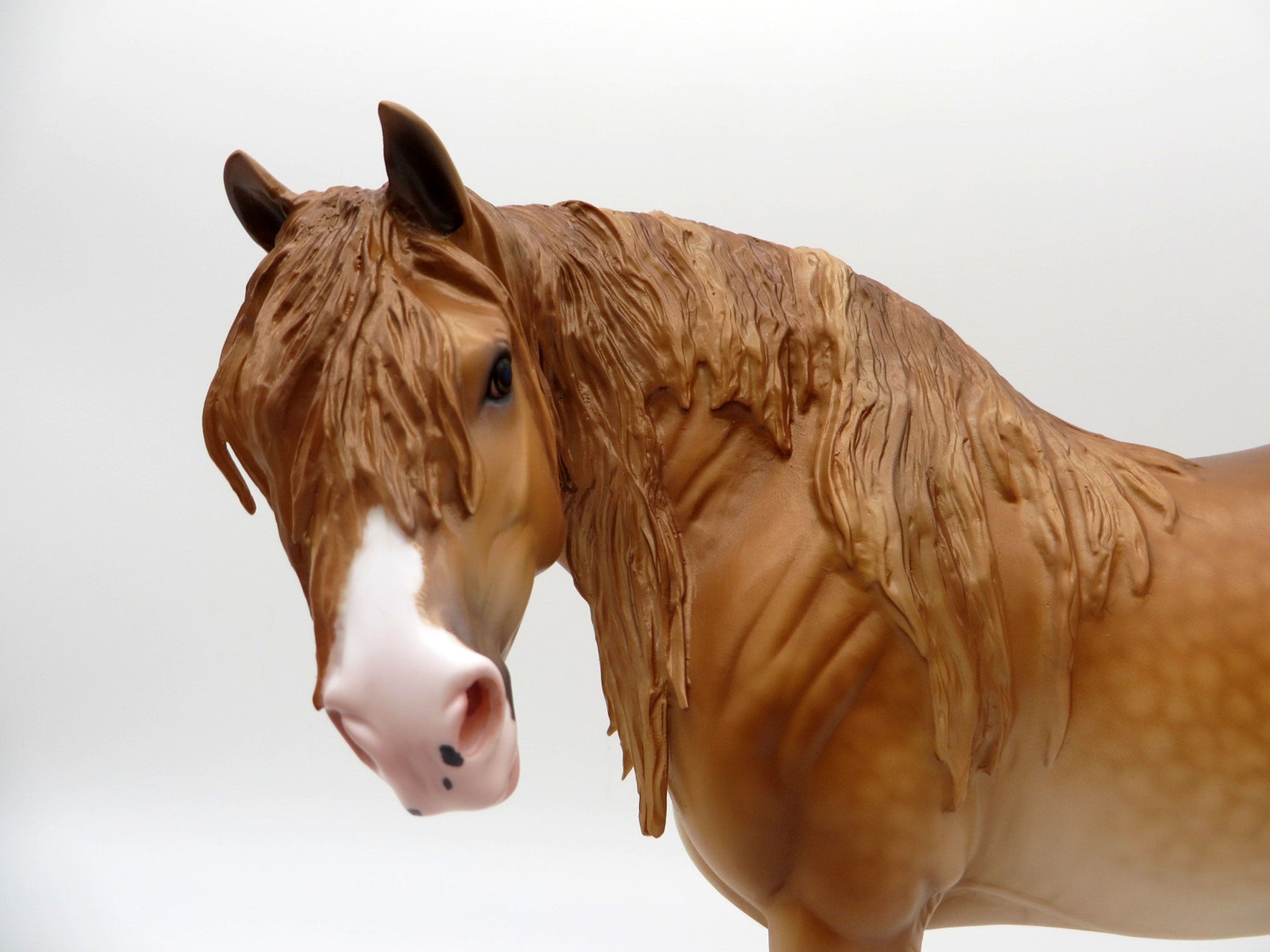 Palisade-OOAK Dapple Chestnut Heavy Draft Mare Painted By Caroline Boydston 6/28/21