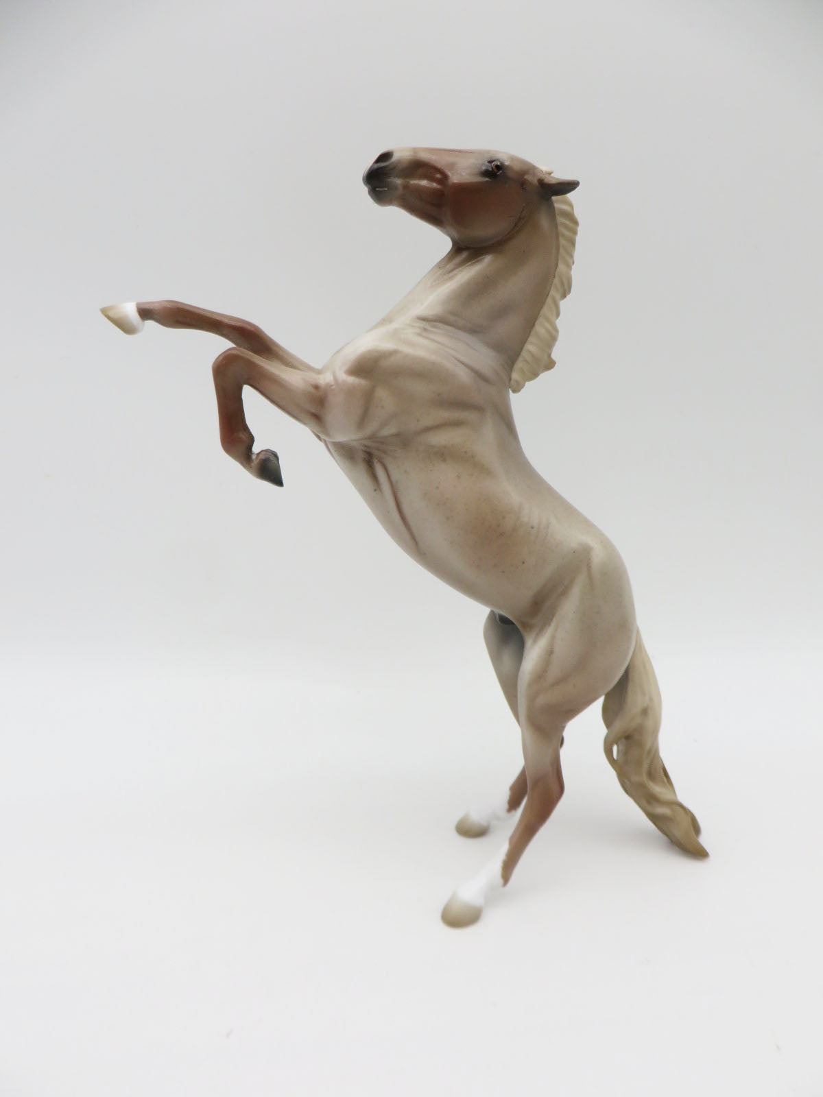 Pancakes - OOAK - Roan Rearing Pebbles by Jess Hamill Christmas Tails 2022 - CT22