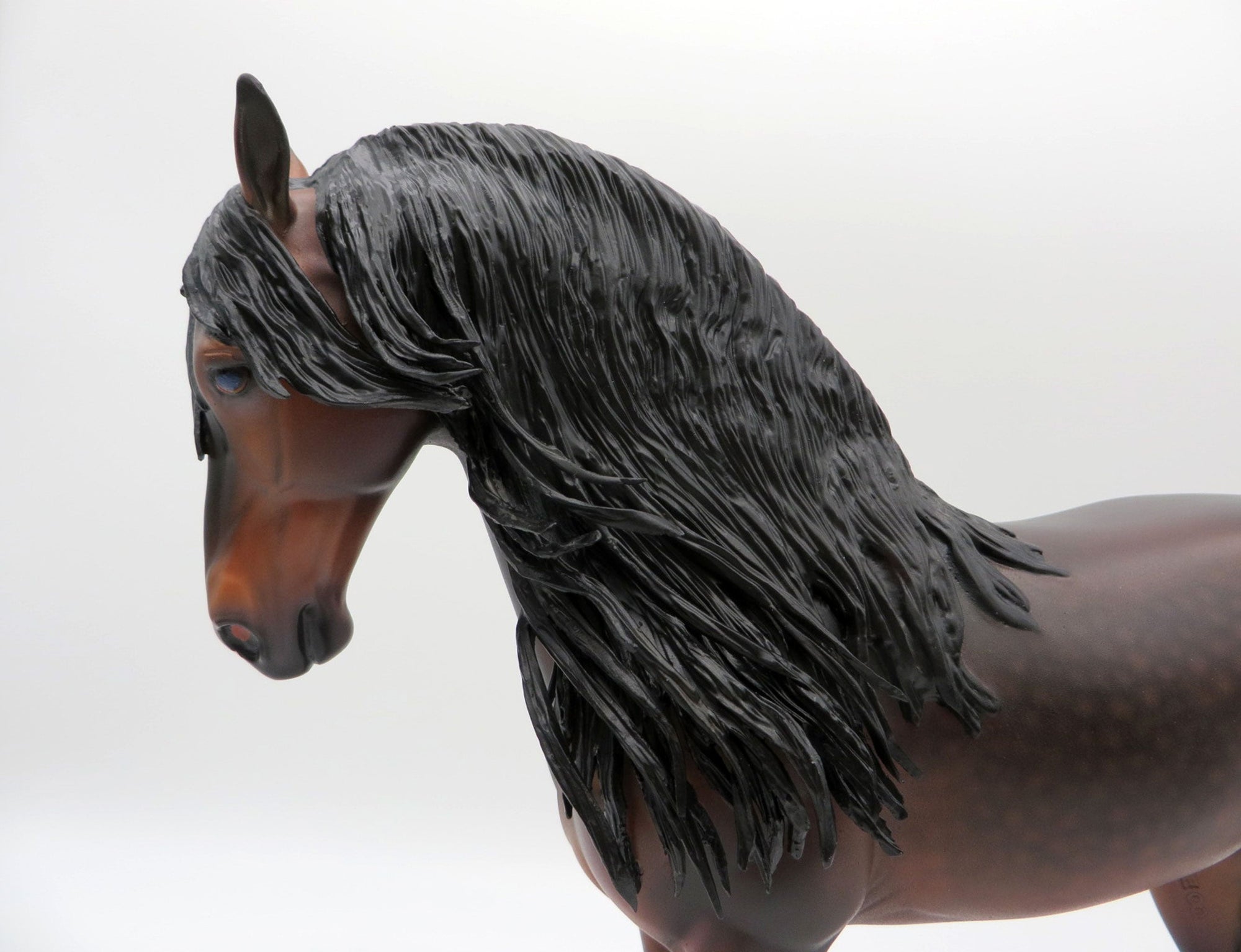 Paraguay-OOAK Dapple Bay Andalusian Painted By Caroline Boydston