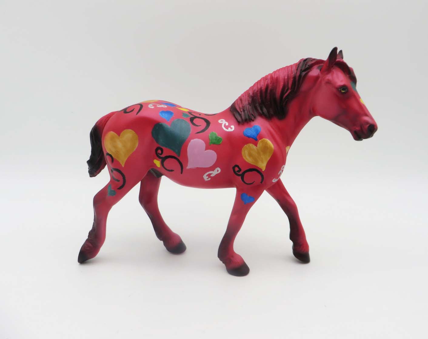 Party In Pink -OOAK - Valentine Decorator Pebble Draft By Dawn Quick  2/14/23