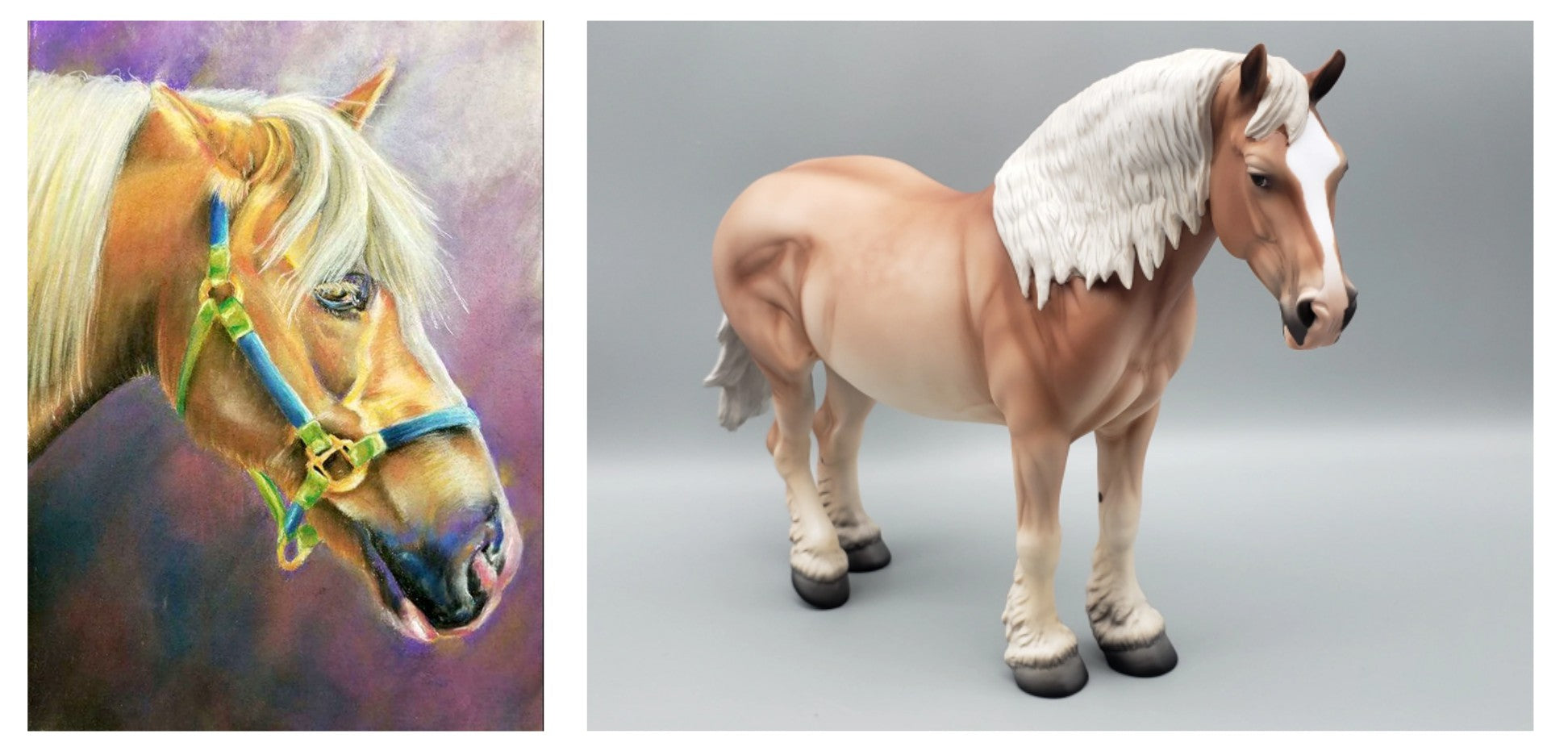 Pasture Time Dreams Chestnut Pangare Heavy Draft Gelding By Angela Marleau AoTH23