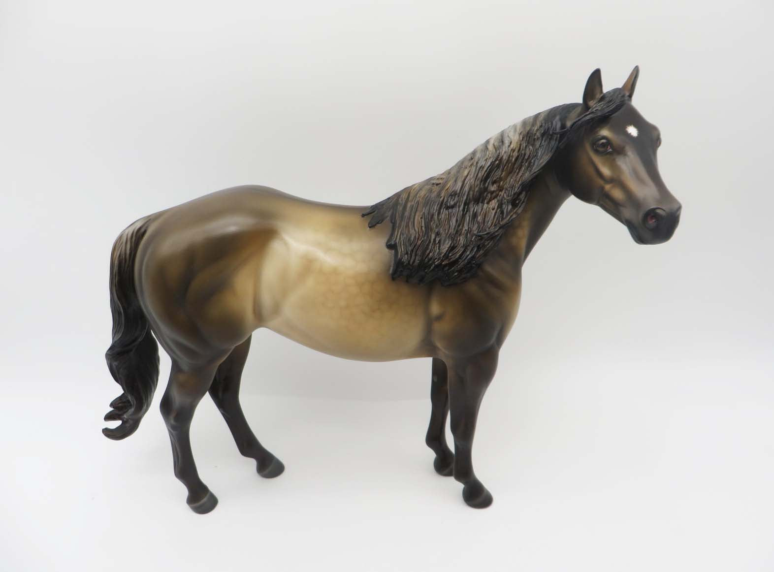 Peace Offering OOAK Grulla Ideal Stock Horse By Carrie Keller SHCF23 Best Offer