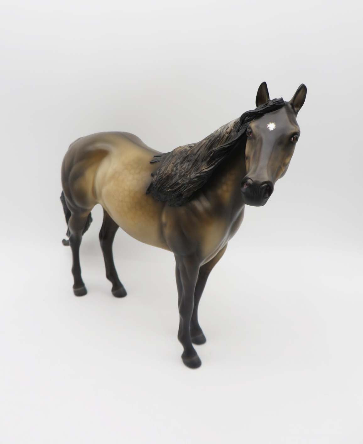 Peace Offering OOAK Grulla Ideal Stock Horse By Carrie Keller SHCF23 Best Offer